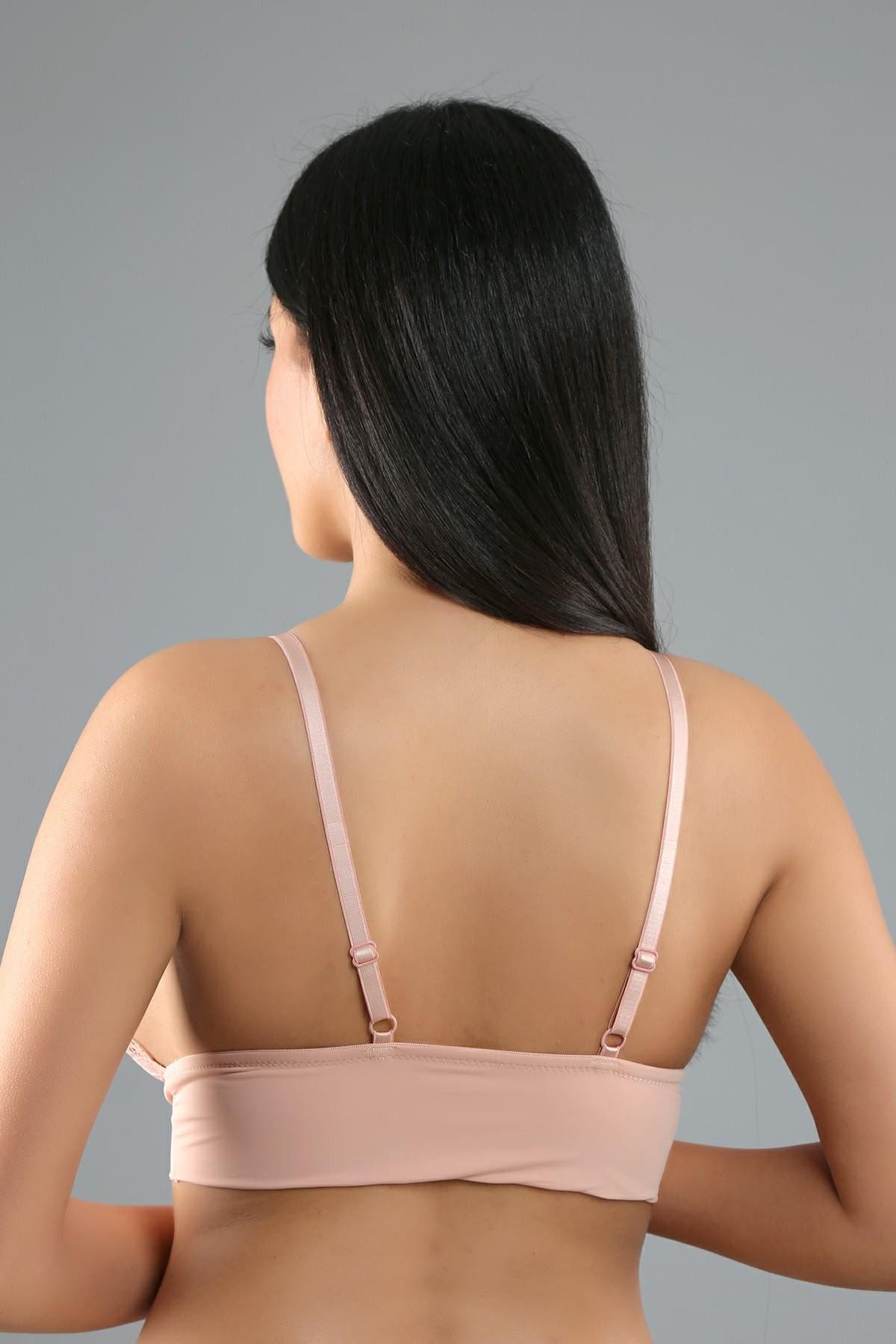 Schichtige Spitzen-Bralette