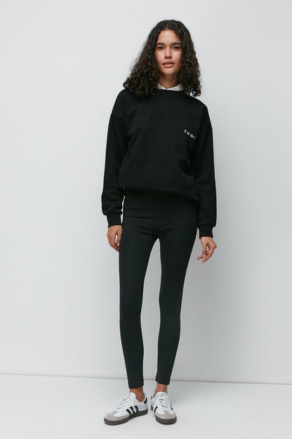 Hohe Taille Lange Sportleggings