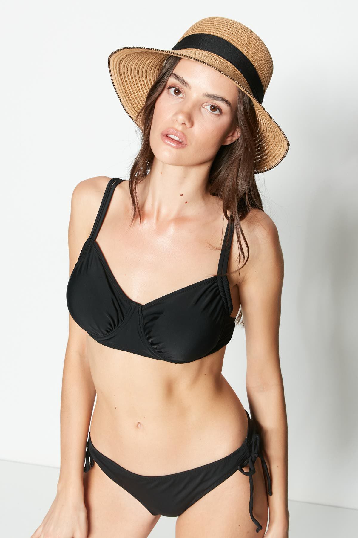 Gerüschtes Bikini-Oberteil