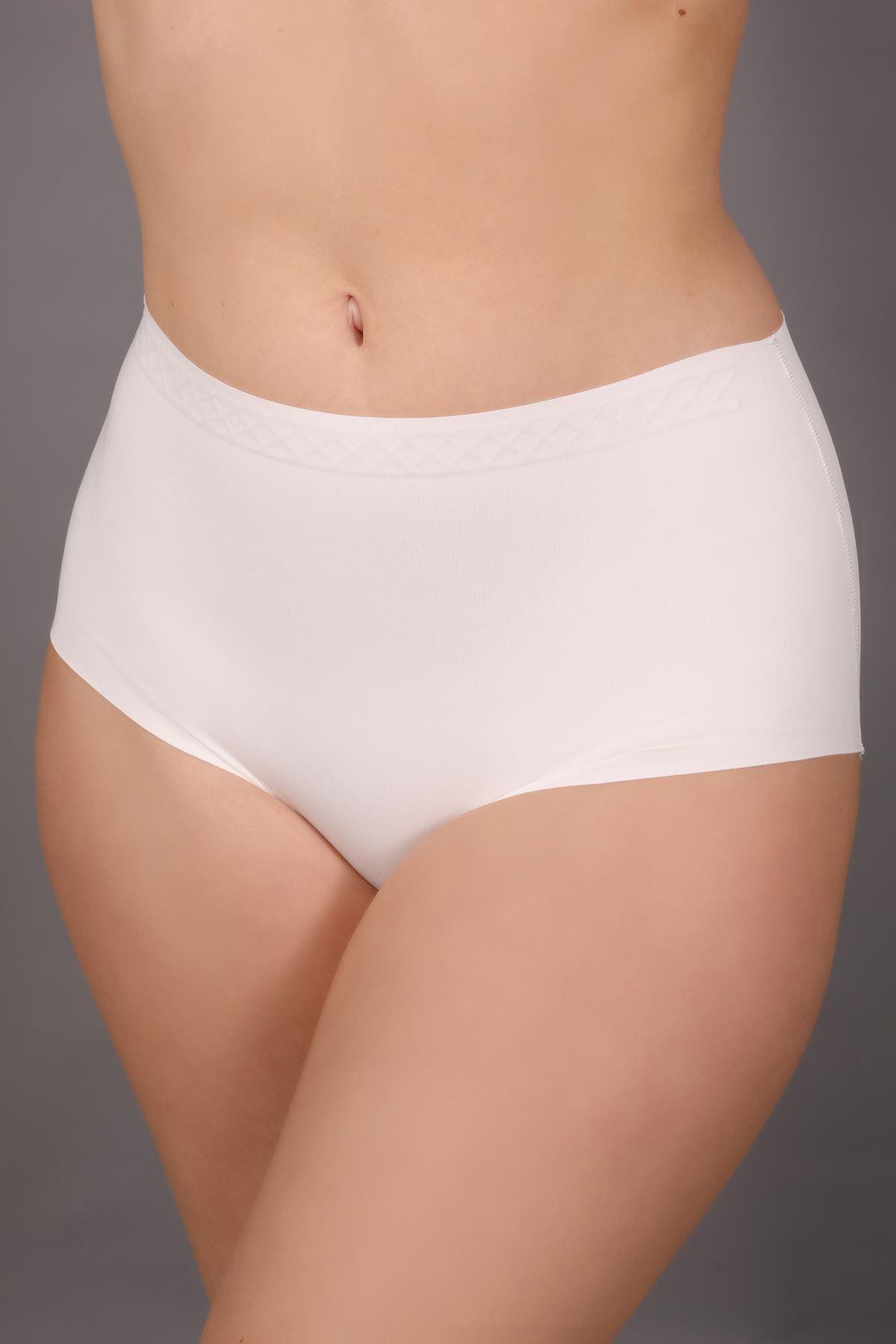 Übergröße Rutschfeste Hohe Taille Laser-Slips