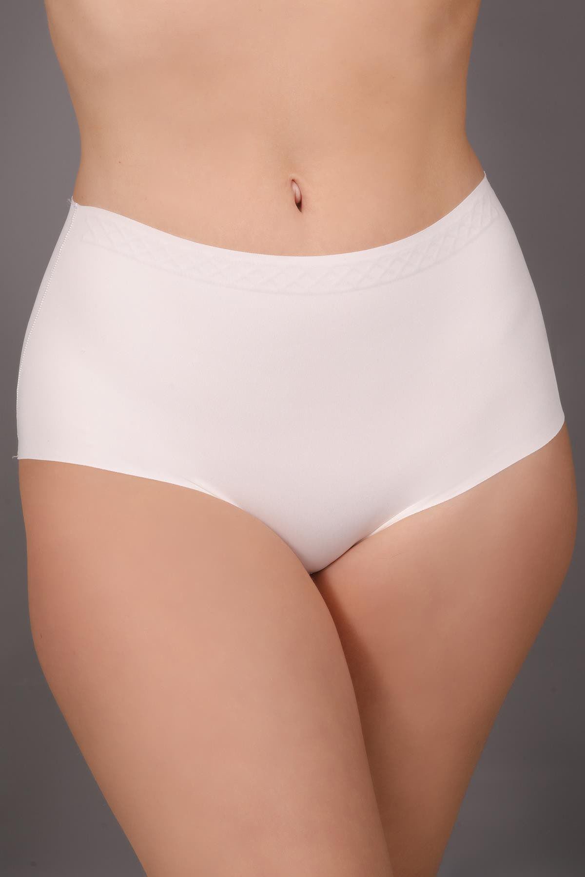 Übergröße Rutschfeste Hohe Taille Laser-Slips