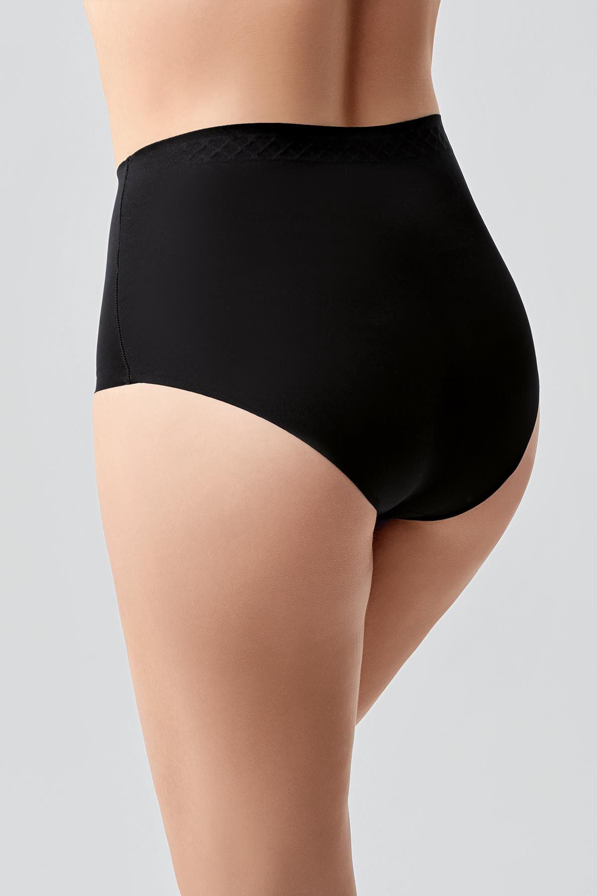Übergröße Rutschfeste Hohe Taille Laser-Slips
