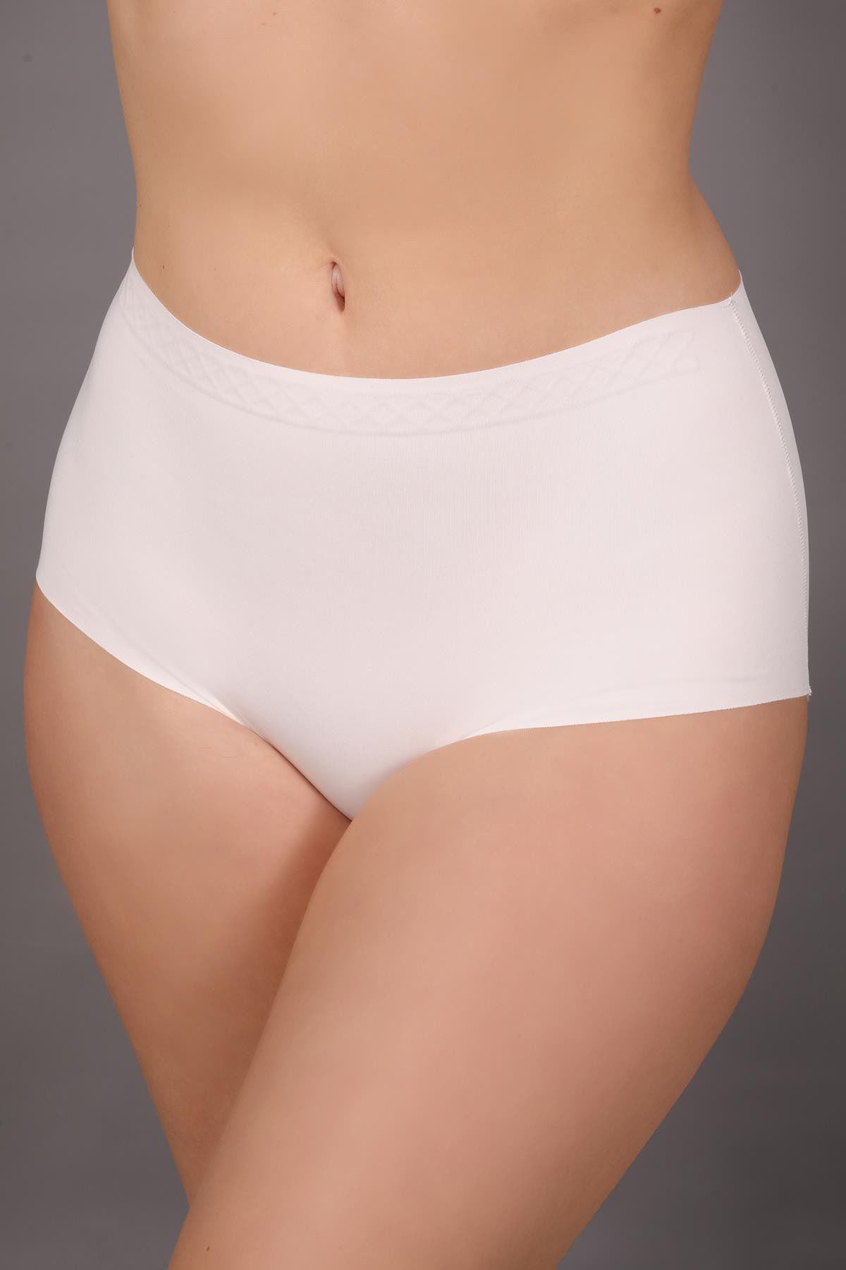 Übergröße Rutschfeste Hohe Taille Laser-Slips