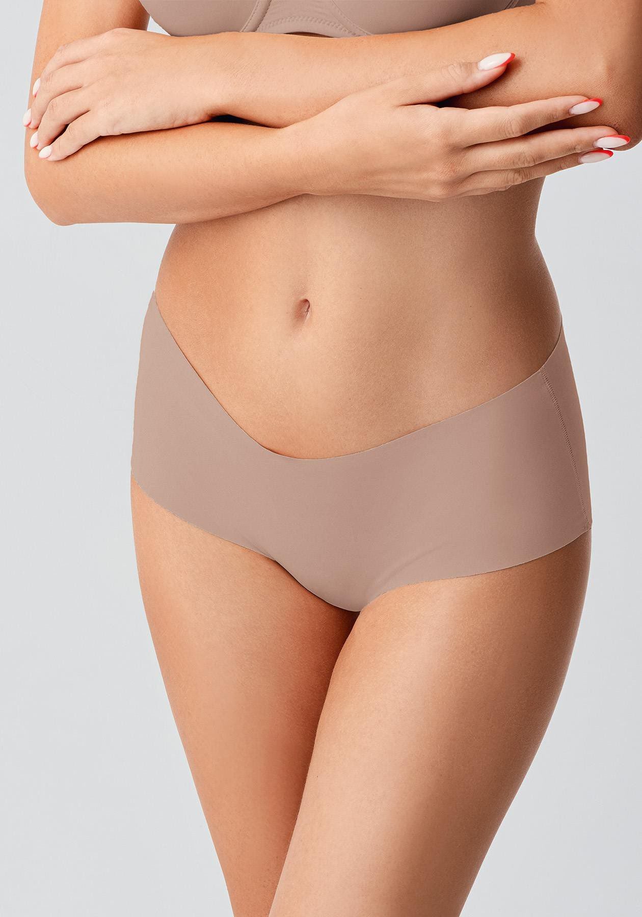 Übergröße Rutschfeste Hohe Taille Laser-Slips