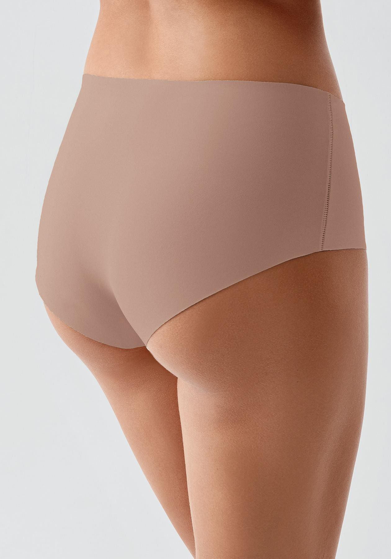 Übergröße Rutschfeste Hohe Taille Laser-Slips