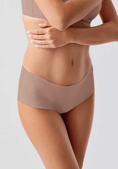 Übergröße Rutschfeste Hohe Taille Laser-Slips