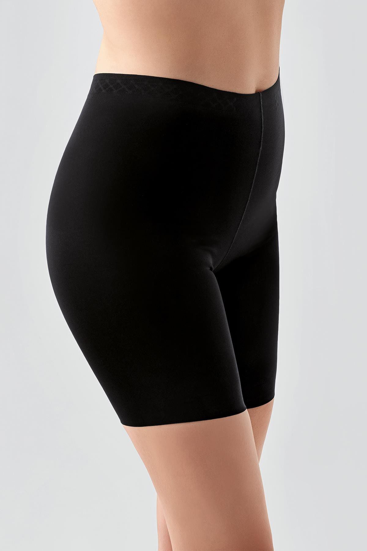 Nahtlose Hohe Taille Laser Cut Shapewear Shorts