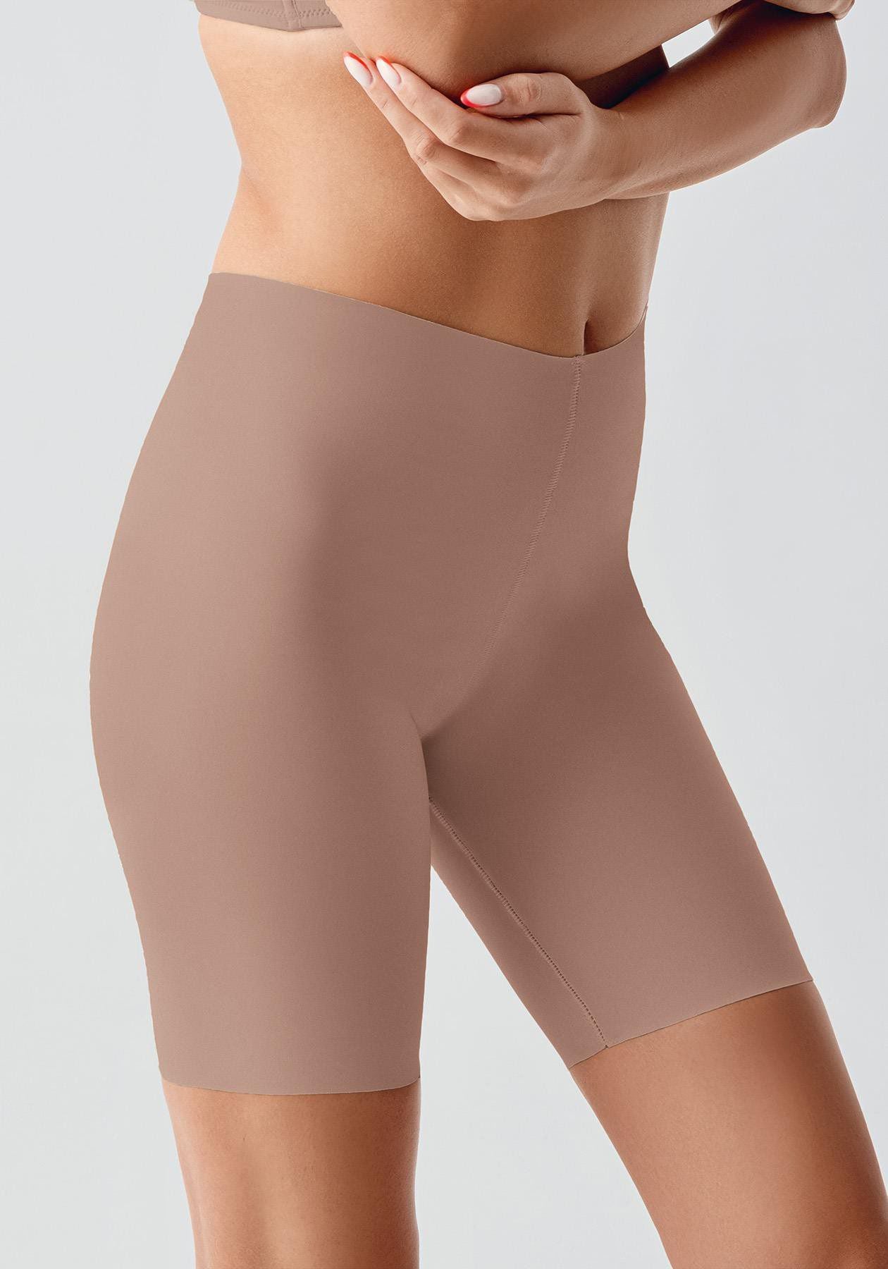 Nahtlose Hohe Taille Laser Cut Shapewear Shorts