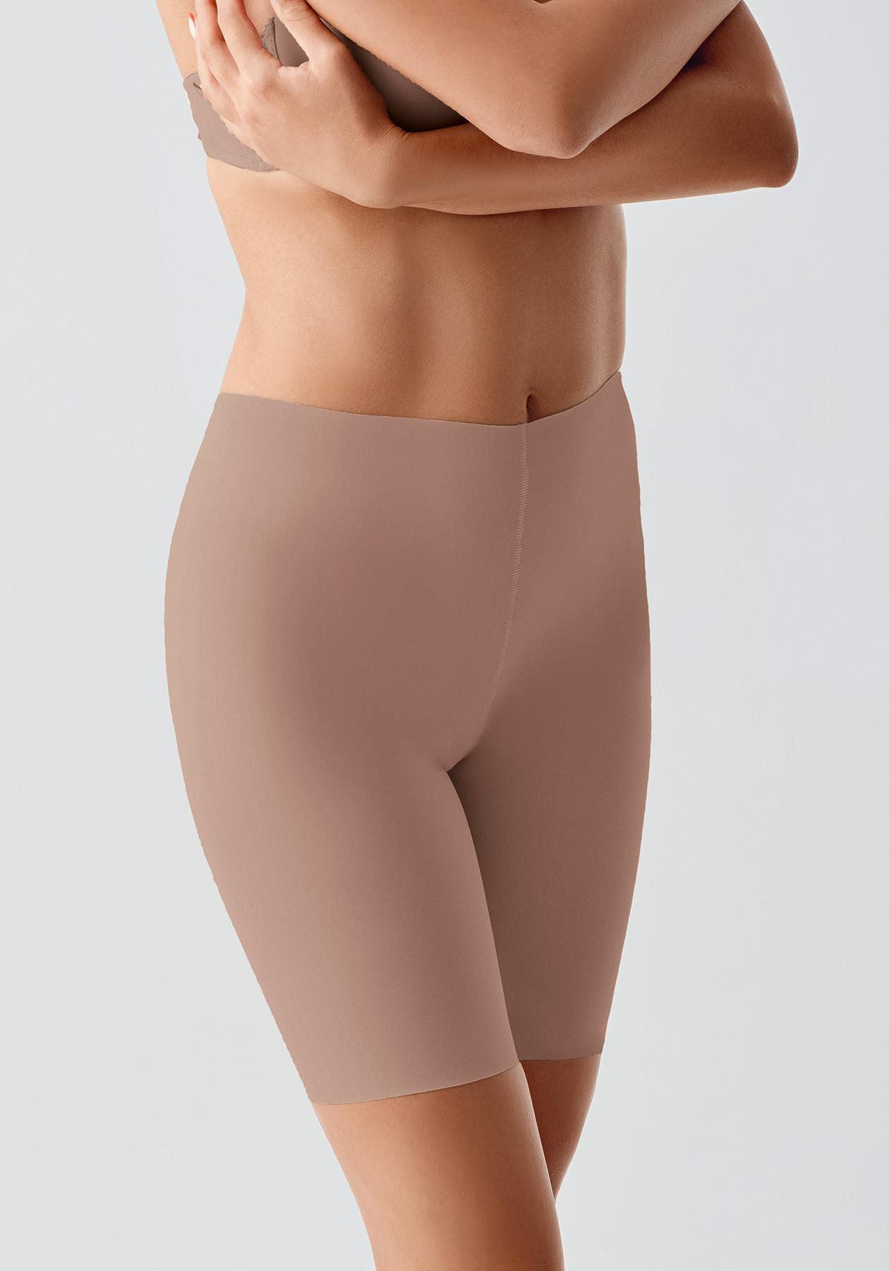 Nahtlose Hohe Taille Laser Cut Shapewear Shorts
