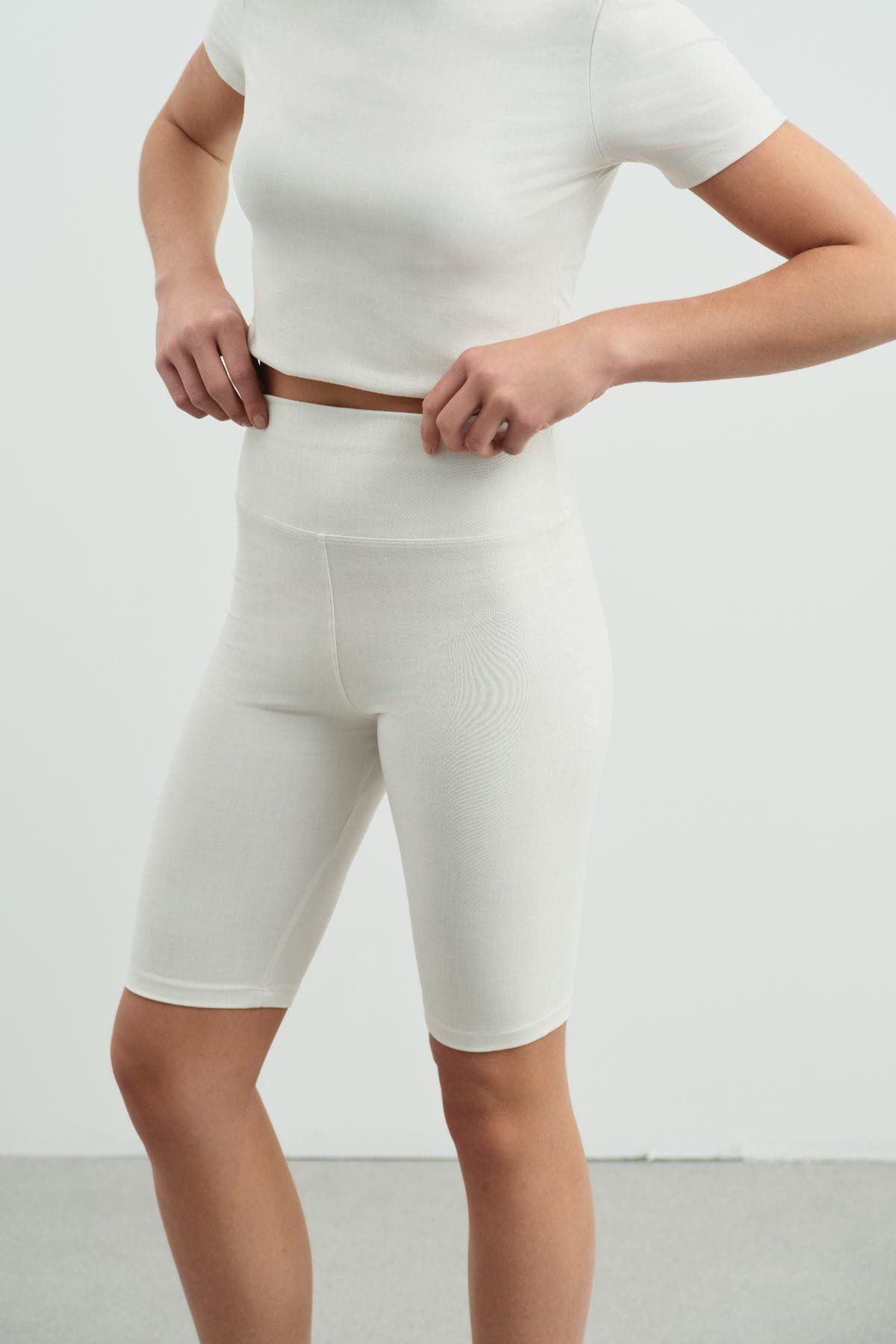 Hohe Taille Shorts