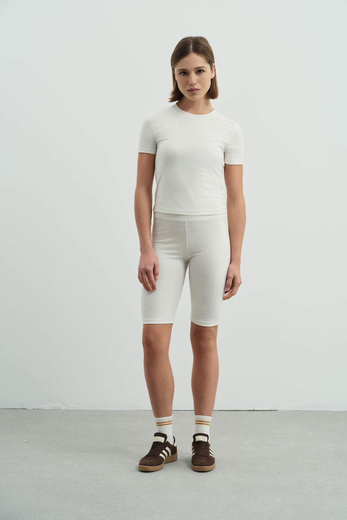 Hohe Taille Shorts