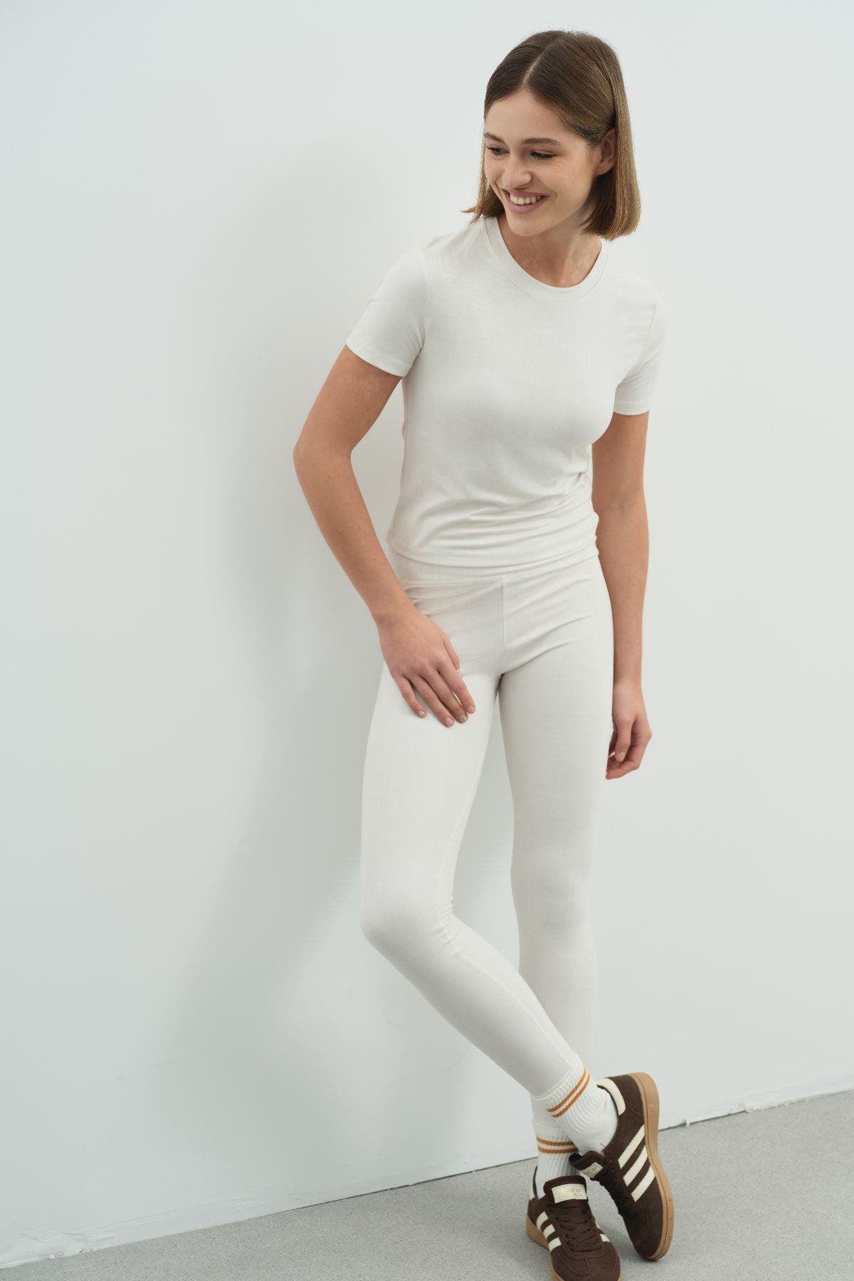Hohe Taille Hose
