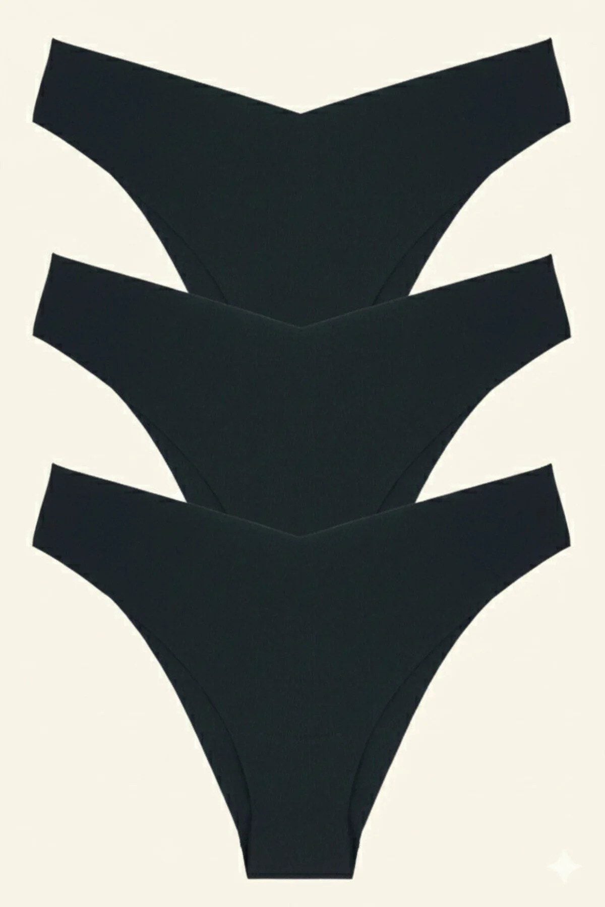 3-teiliges brasilianisches Laser-Cut-Slip-Set