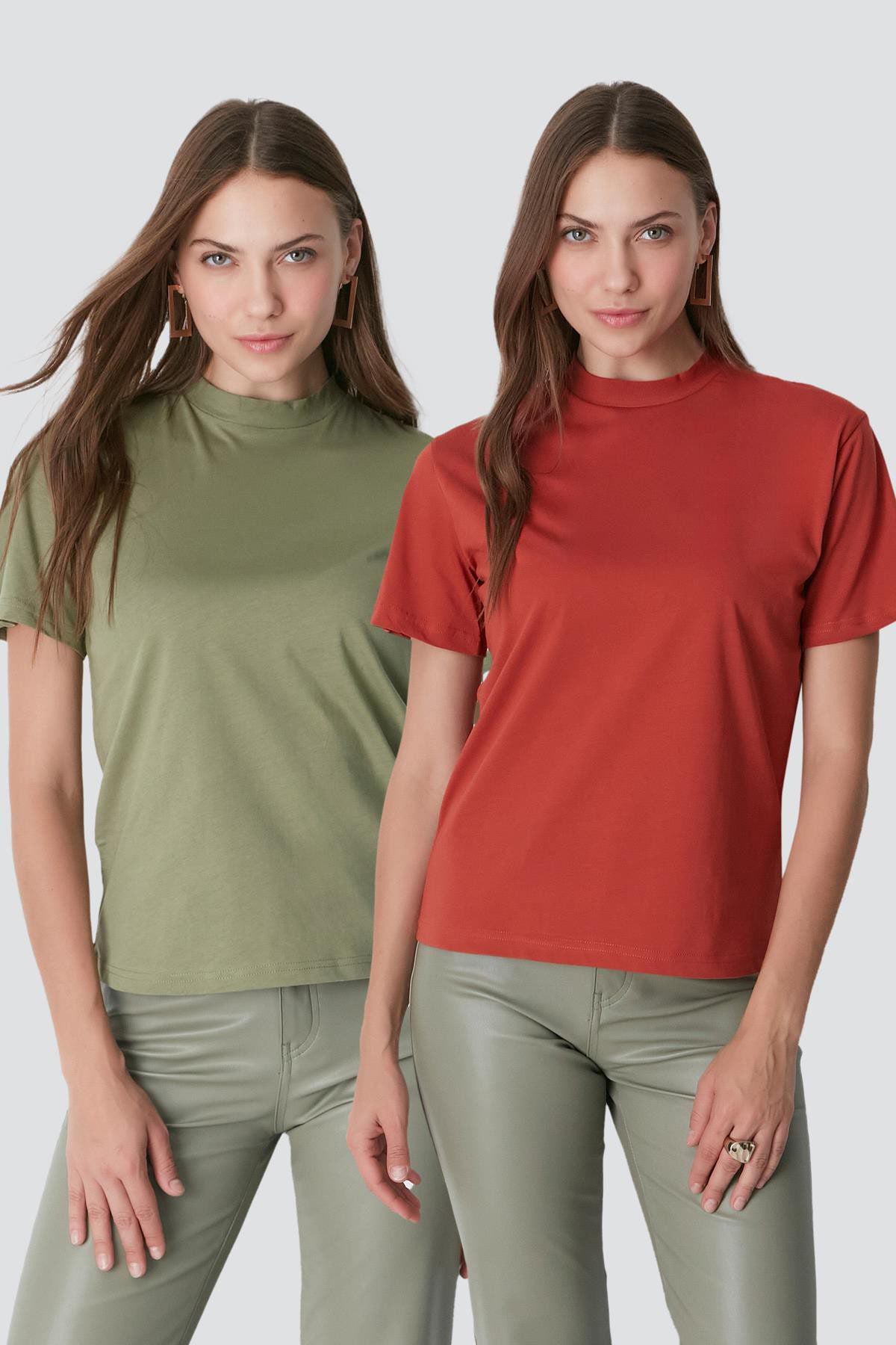 Kurzarm Basic T-Shirt Set