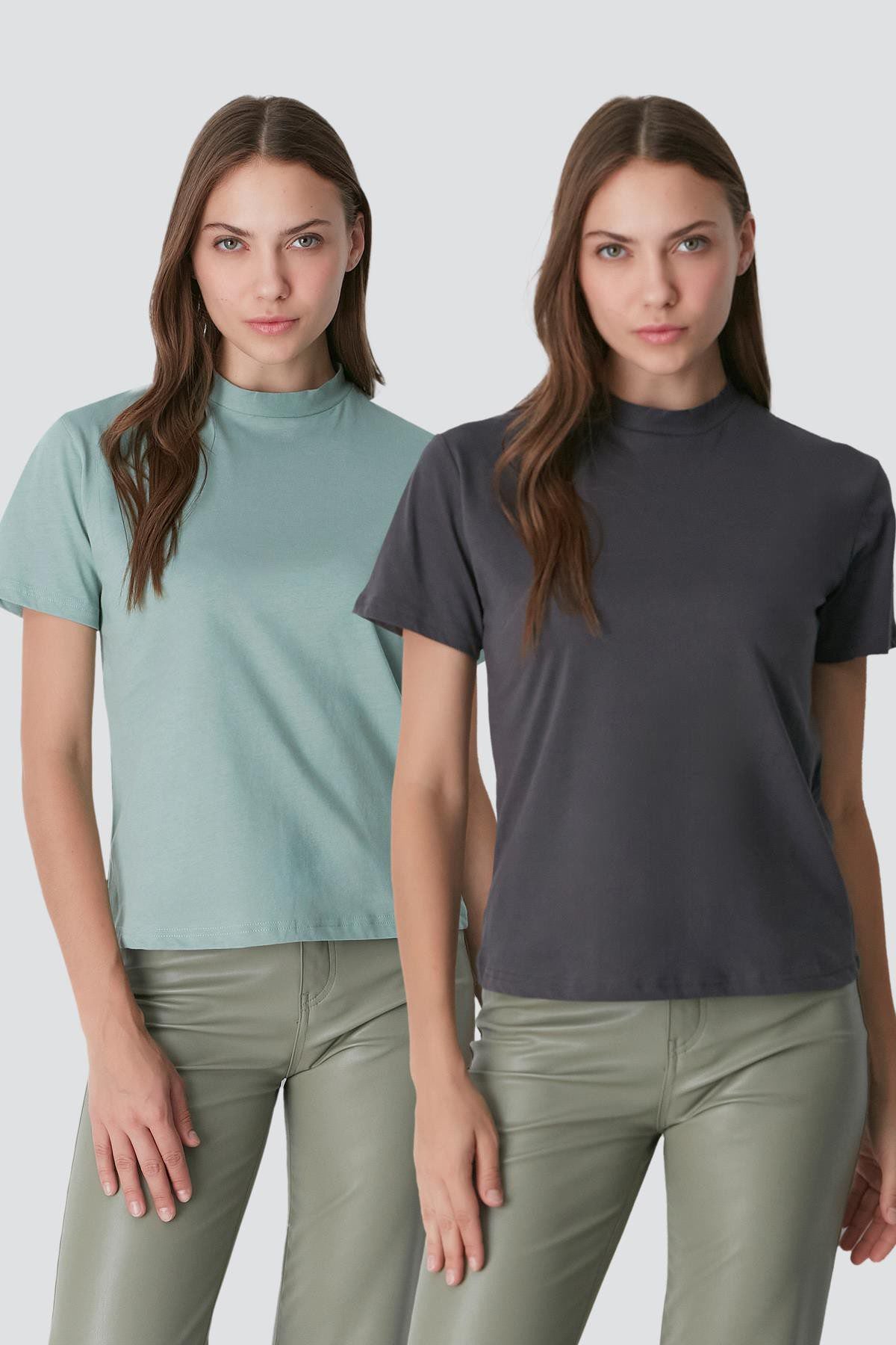 Kurzarm Basic T-Shirt Set