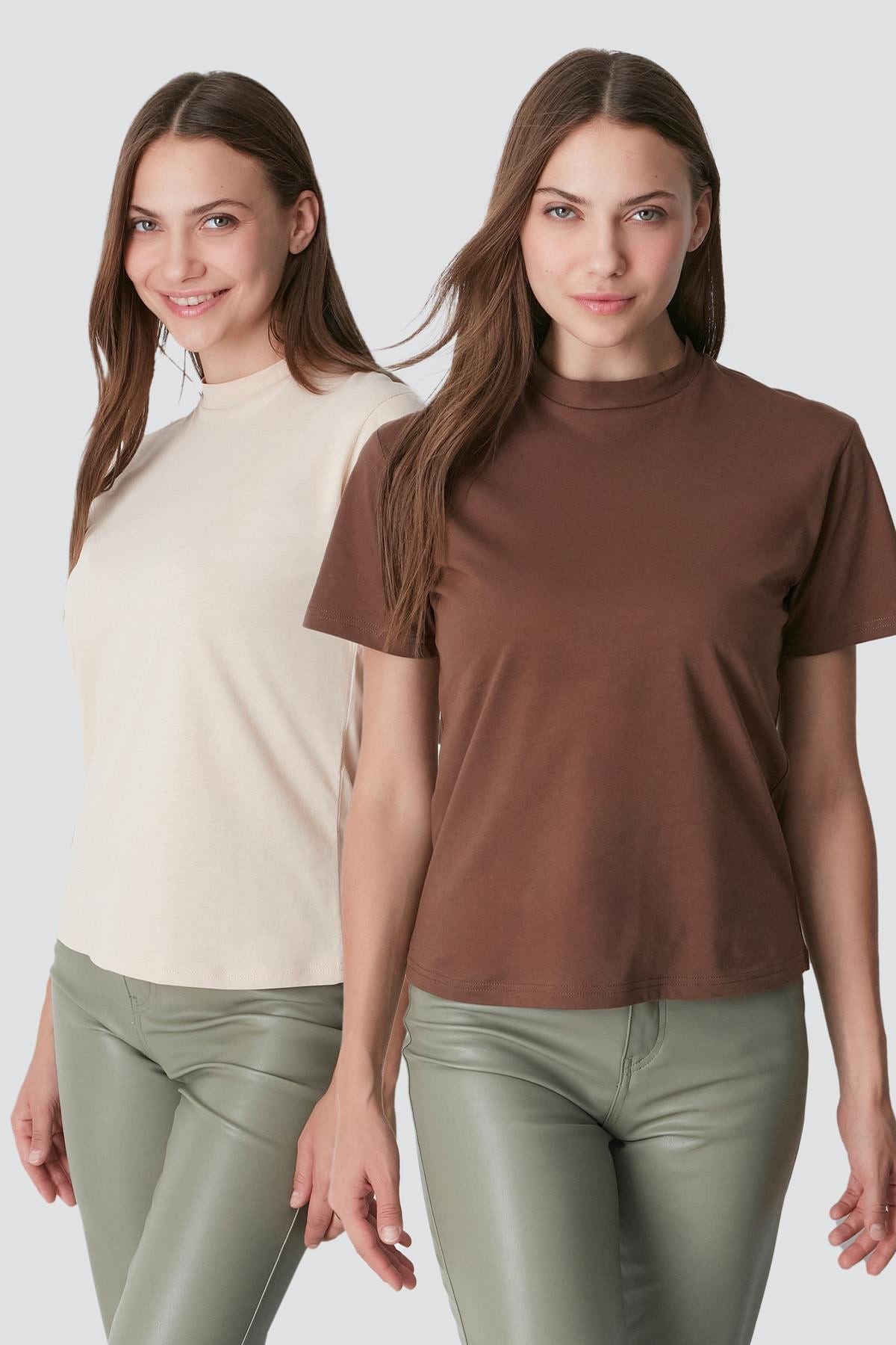 Kurzarm Basic T-Shirt Set