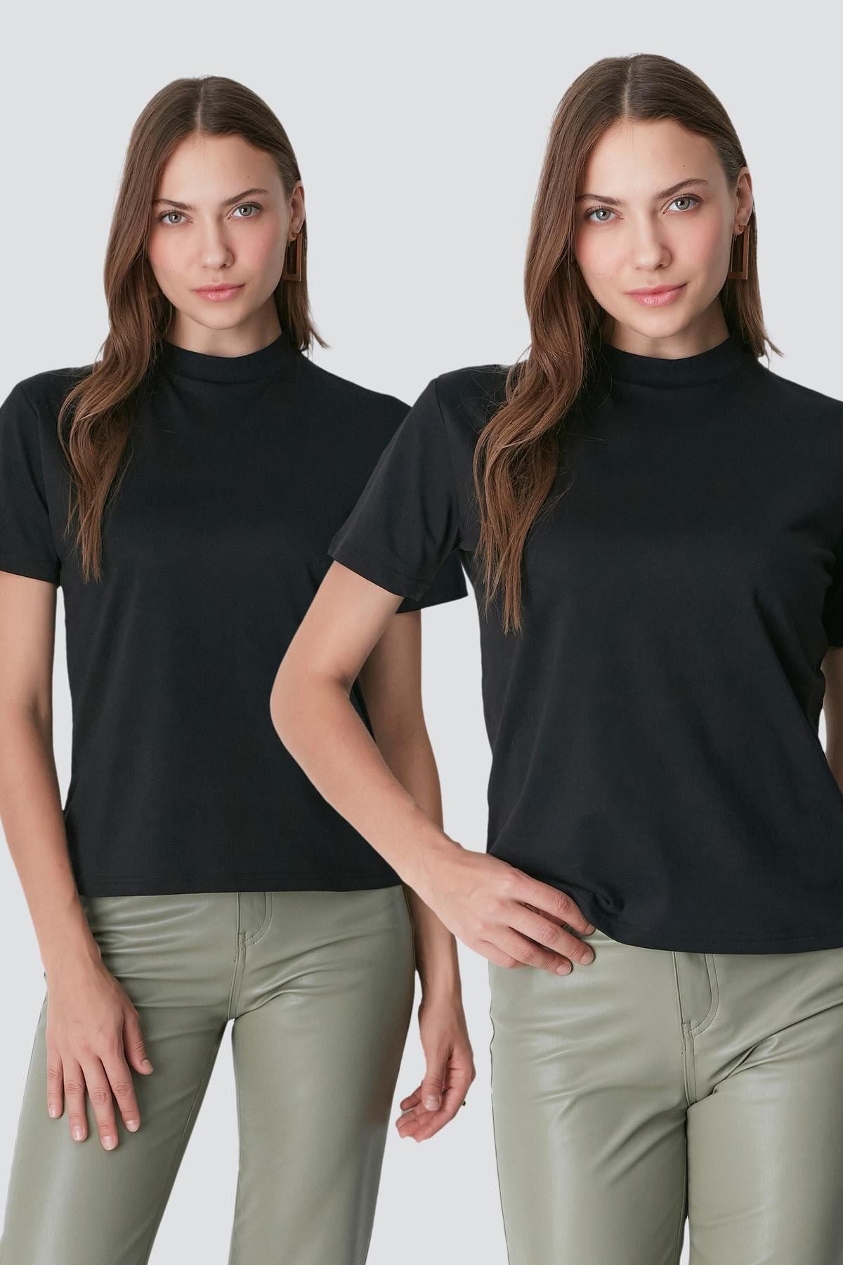 Kurzarm Basic T-Shirt Set