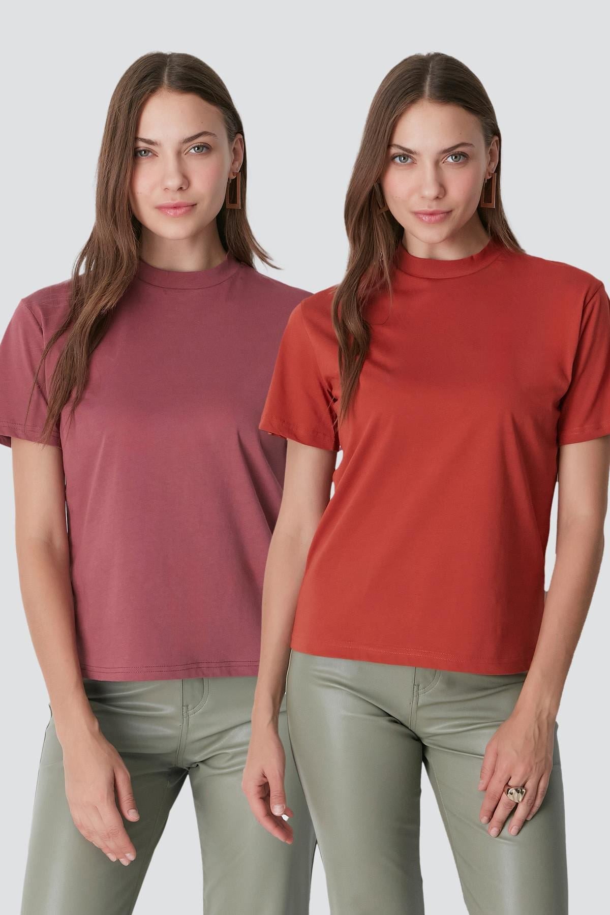 Kurzarm Basic T-Shirt Set