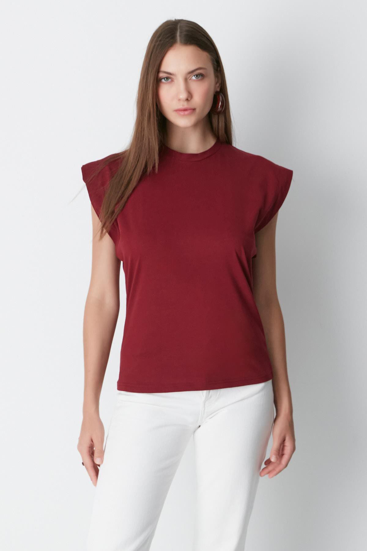 Kurzarm Basic T-Shirt mit Fahrradausschnitt - 2er Pack
