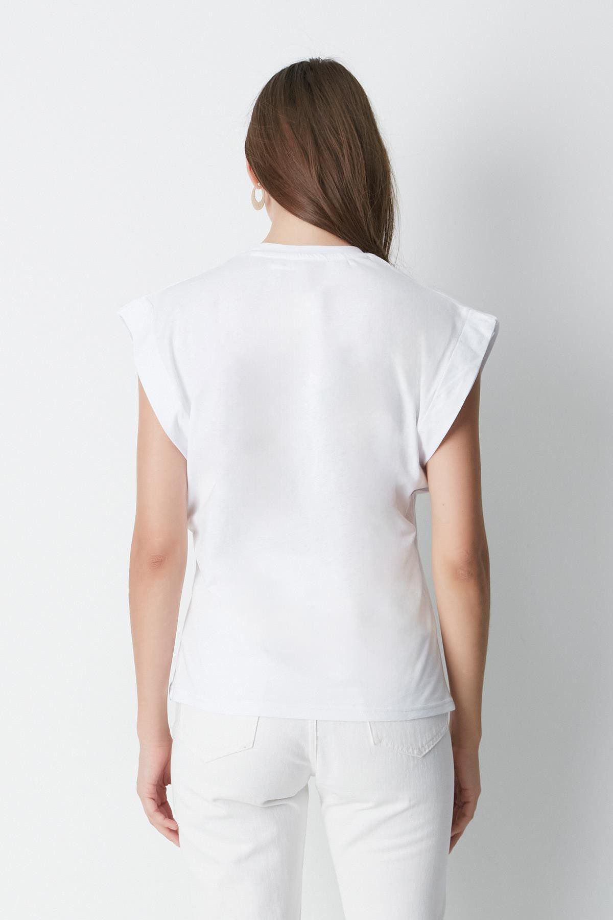 Kurzarm Basic T-Shirt mit Fahrradausschnitt - 2er Pack