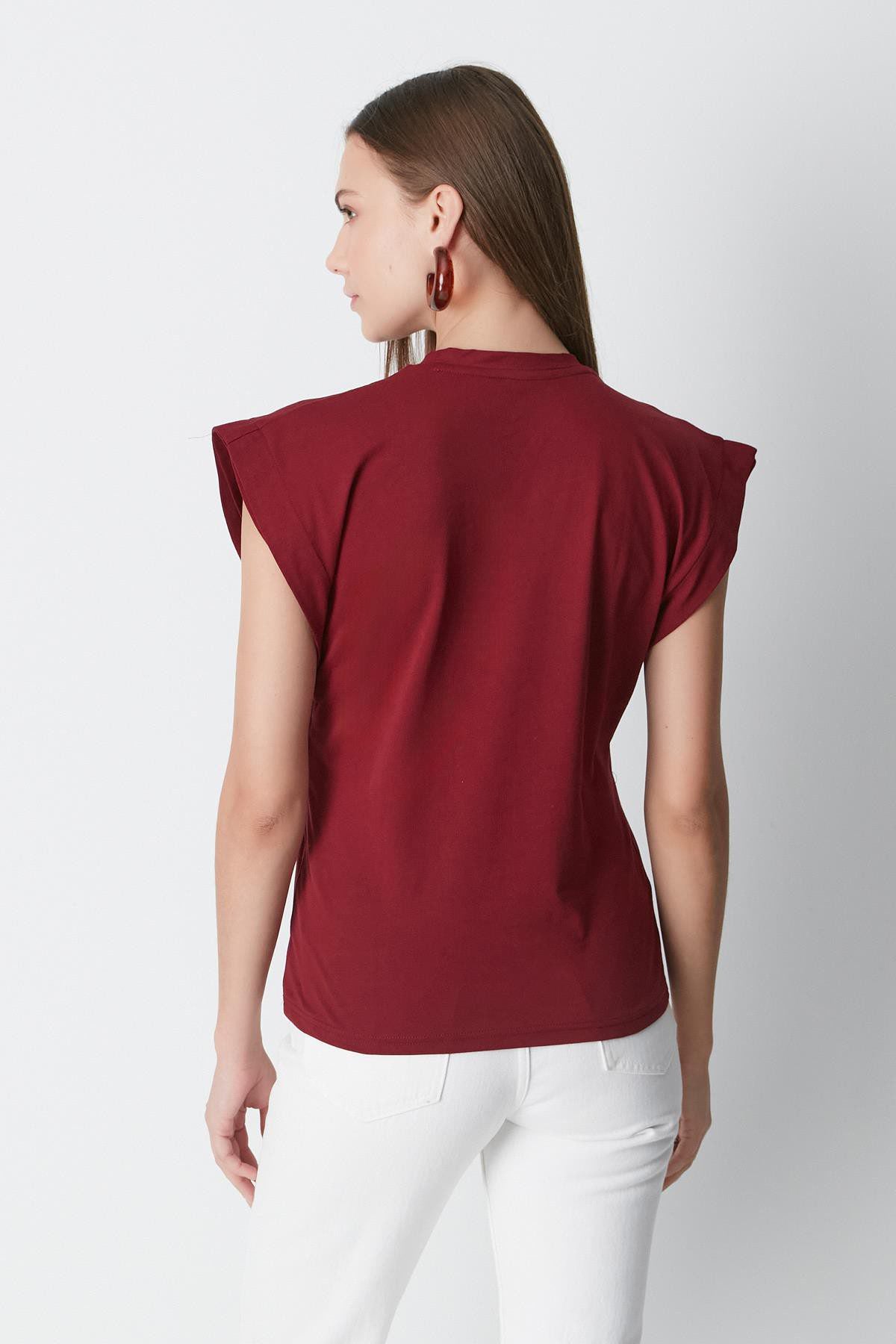Kurzarm Basic T-Shirt mit Fahrradausschnitt - 2er Pack