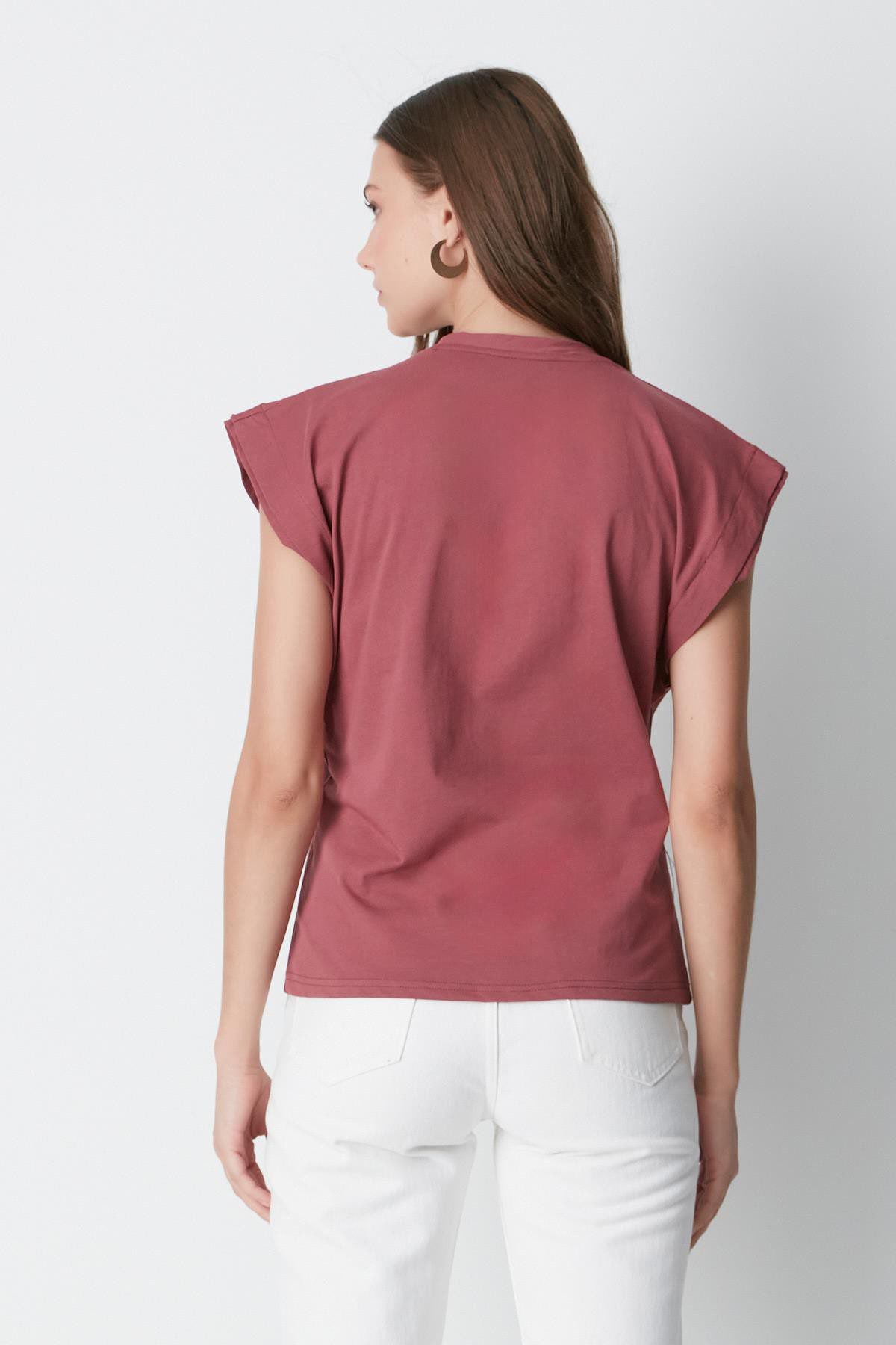 Kurzarm Basic T-Shirt mit Fahrradausschnitt - 2er Pack