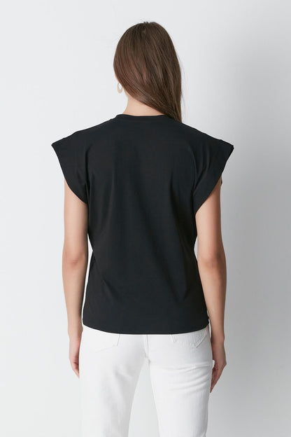 Kurzarm Basic T-Shirt mit Fahrradausschnitt - 2er Pack