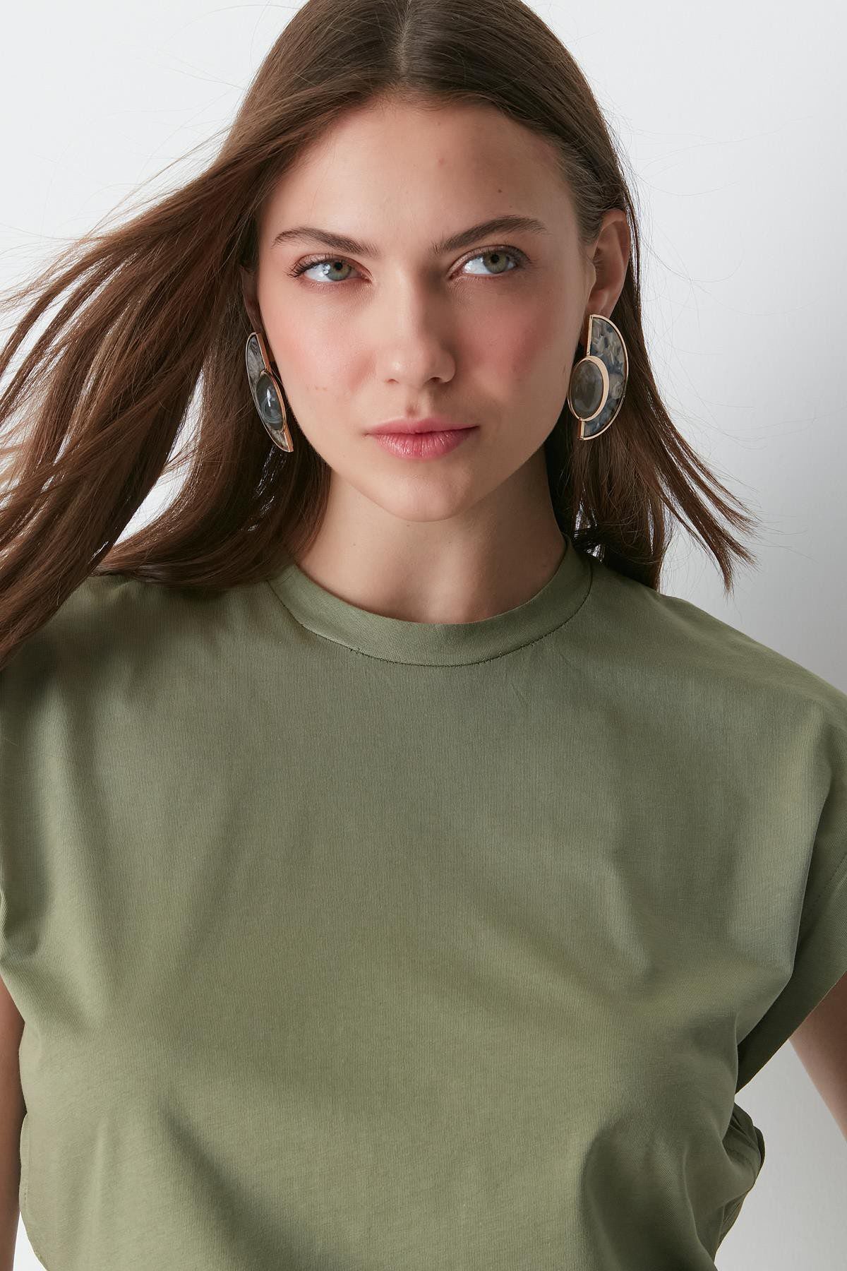 Kurzarm Basic T-Shirt mit Fahrradausschnitt - 2er Pack