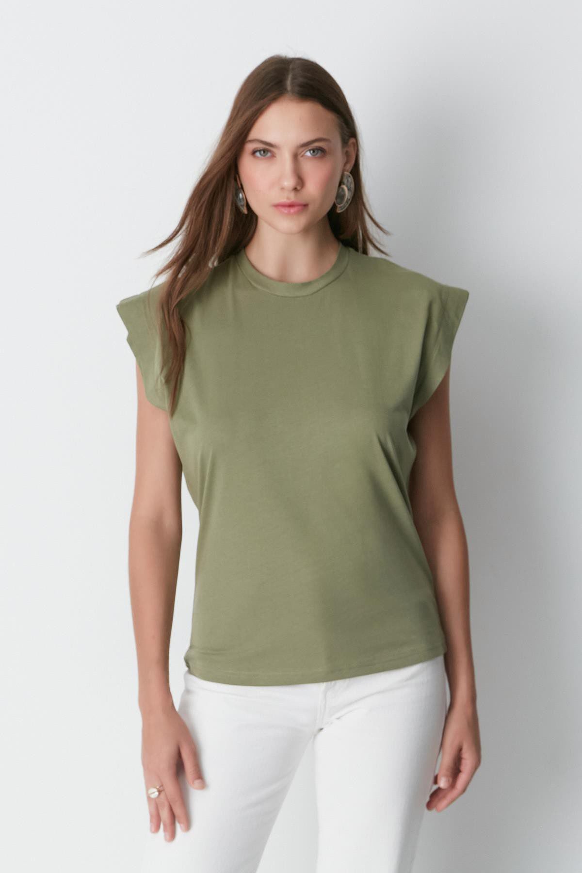 Kurzarm Basic T-Shirt mit Fahrradausschnitt - 2er Pack
