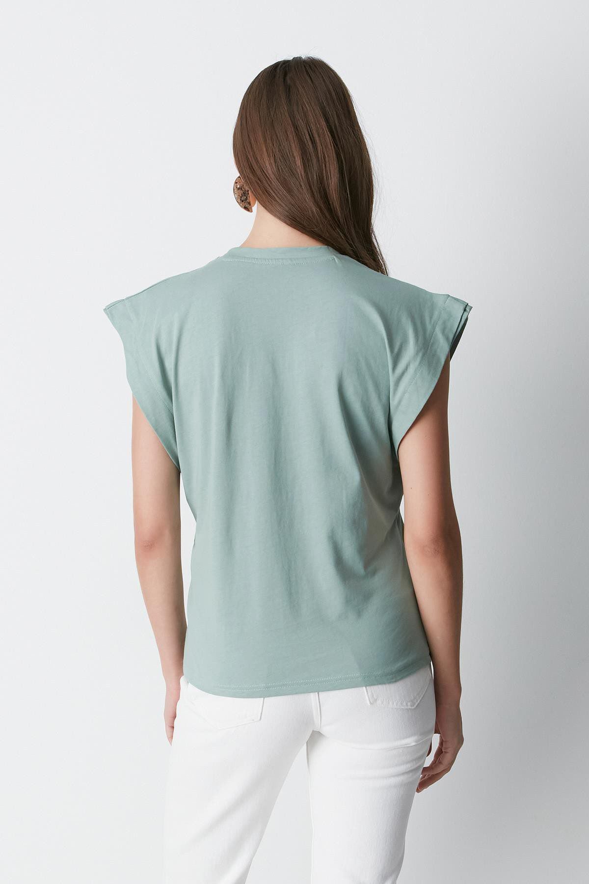 Kurzarm Basic T-Shirt mit Fahrradausschnitt - 2er Pack