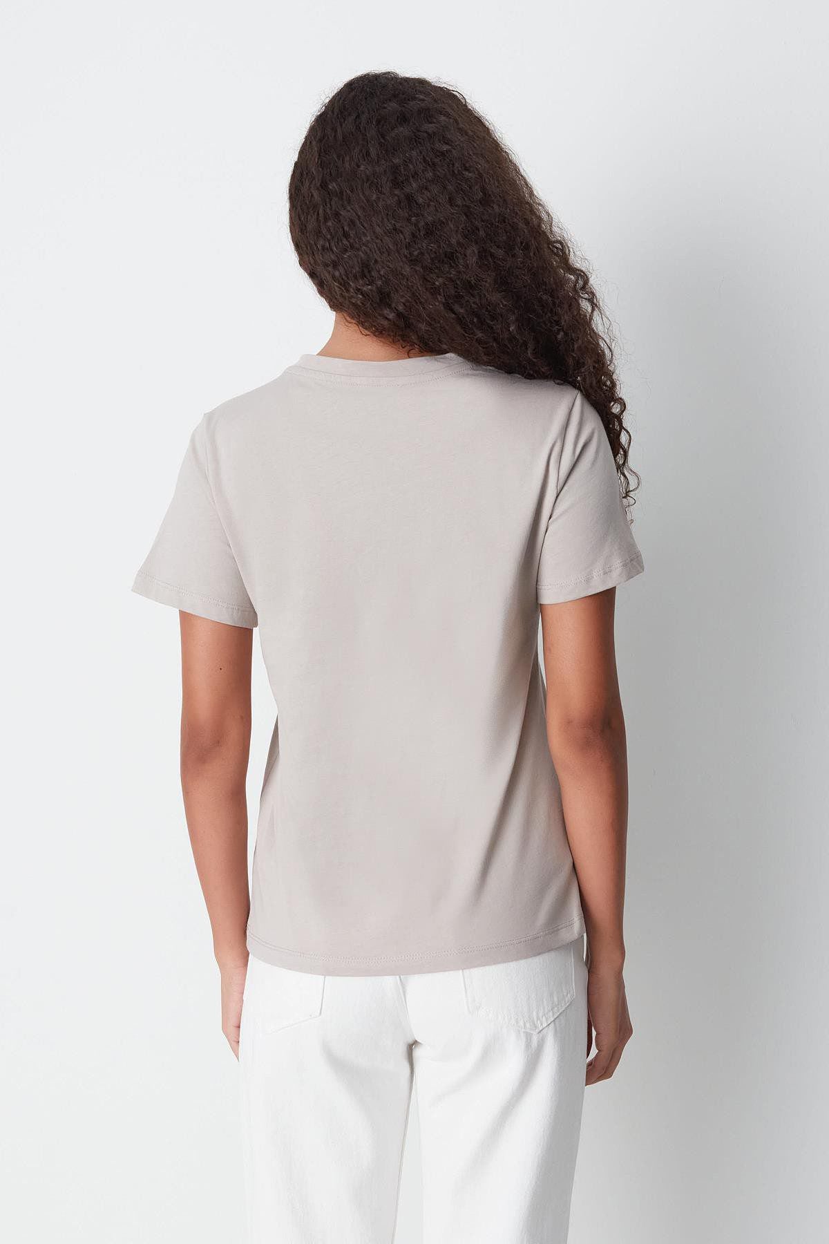 Kurzarm Basic T-Shirt mit Fahrradausschnitt - 2er Pack