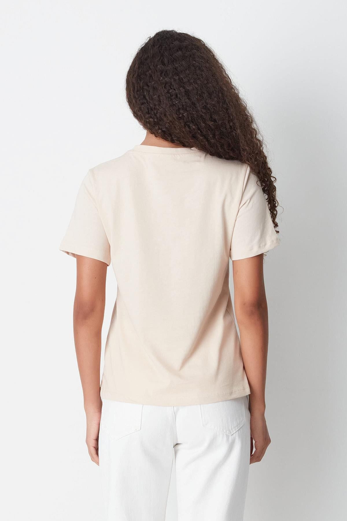 Kurzarm Basic T-Shirt mit Fahrradausschnitt - 2er Pack
