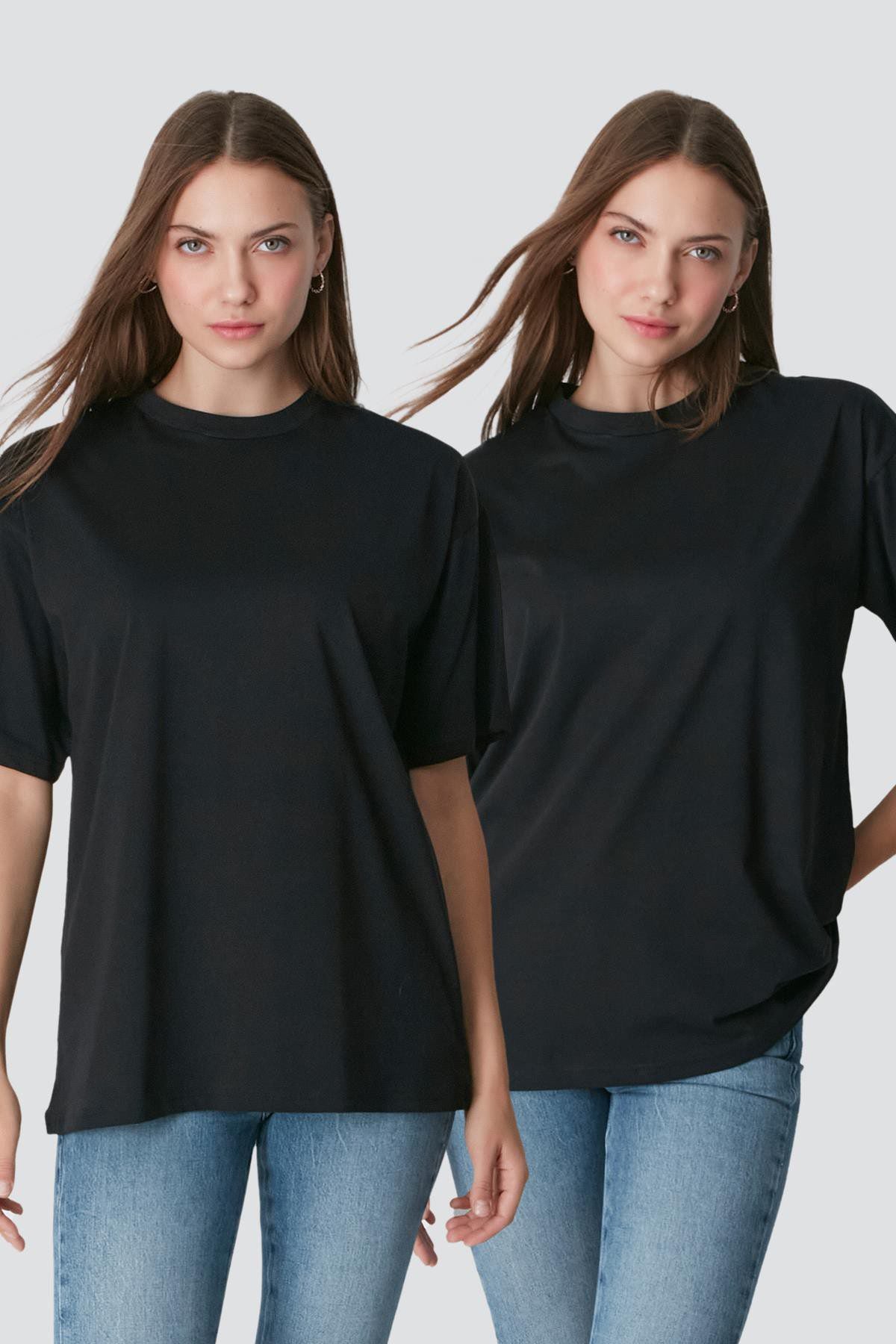 Kurzarm Fahrradkragen 2er-Pack Freizeit T-Shirt