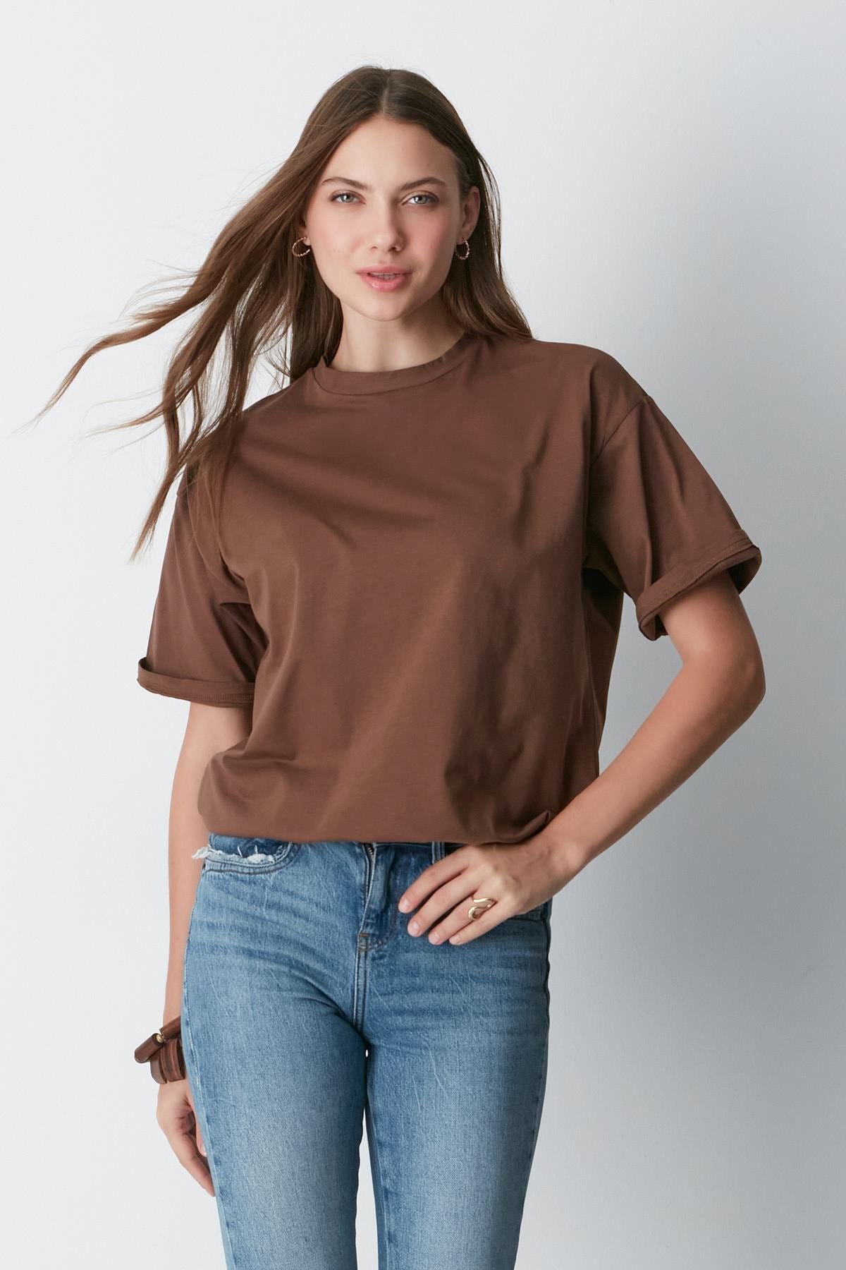 Kurzarm Fahrradkragen 2er-Pack Freizeit T-Shirt