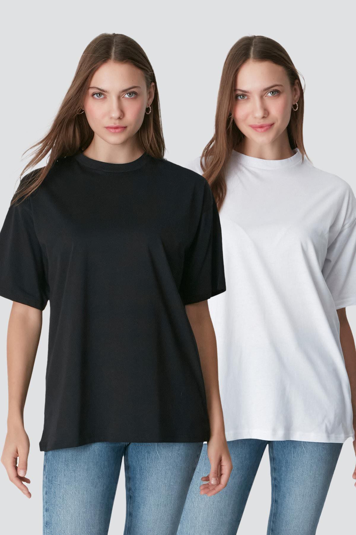 Kurzarm Fahrradkragen 2er-Pack Freizeit T-Shirt