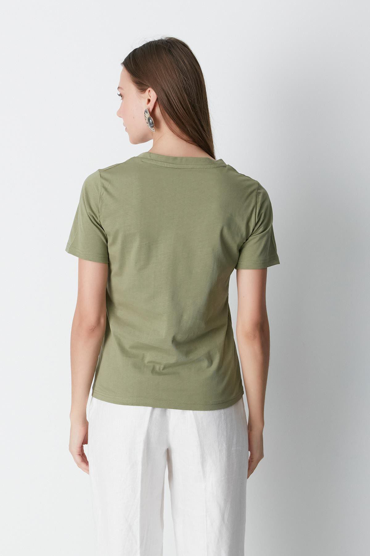 V-Ausschnitt Kurzarm 2er-Pack Basic T-Shirt