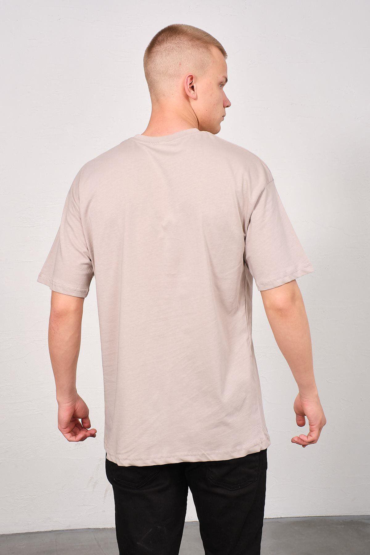 Herren Basic T-Shirt mit Fahrrad-Ausschnitt - 2er Pack