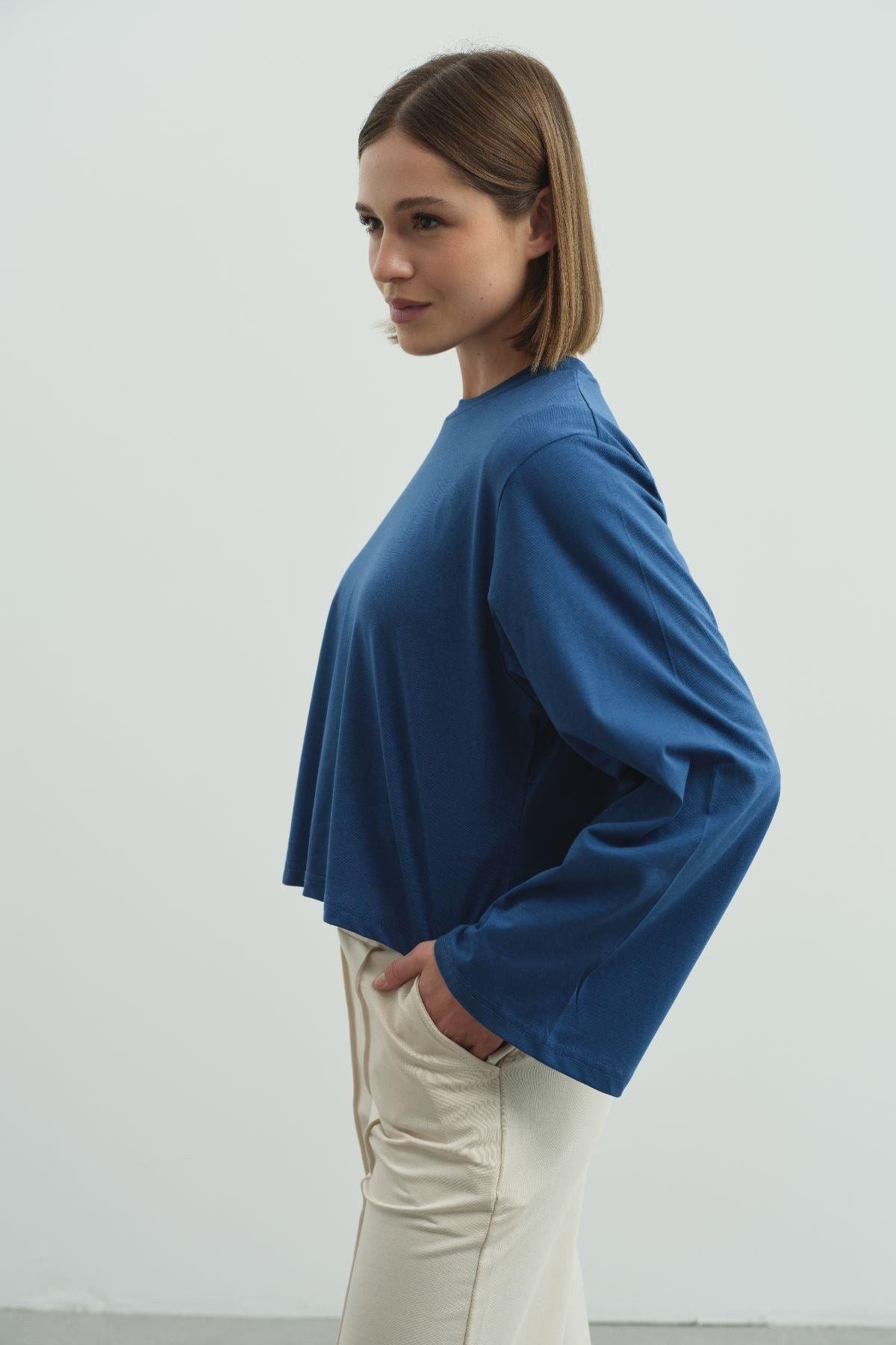 Oversized T-Shirt Set 965 Lila/Gelb