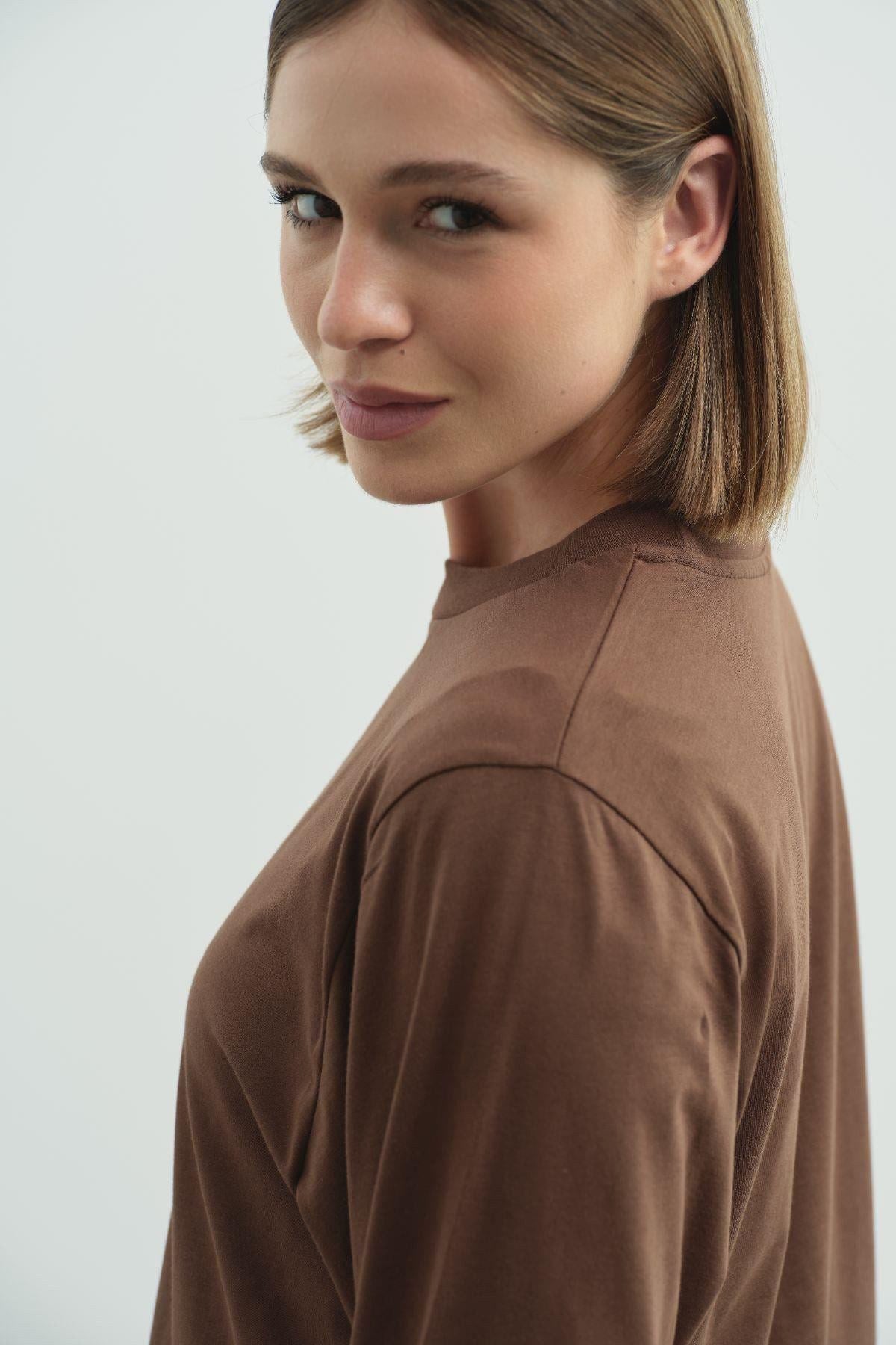 Oversized T-Shirt Set 965 Lila/Gelb