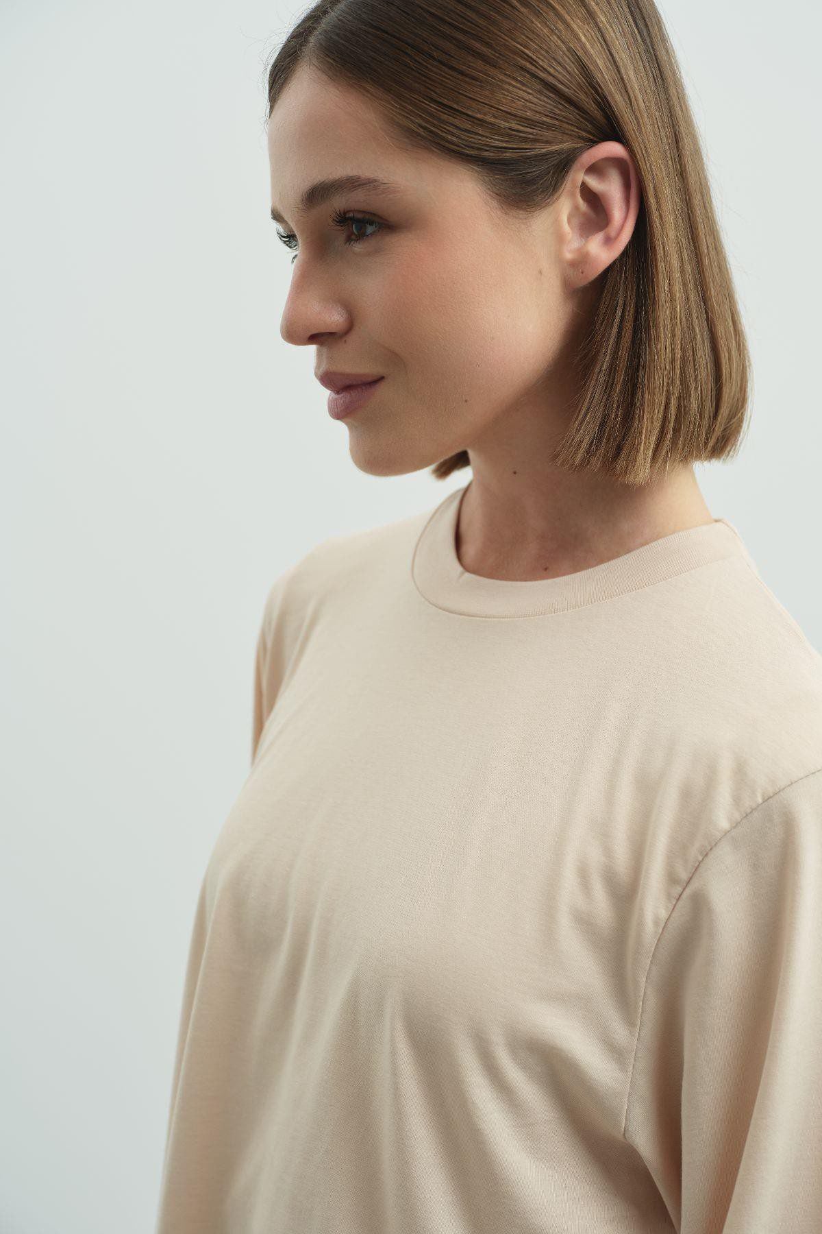 Oversized T-Shirt Set 965 Lila/Gelb