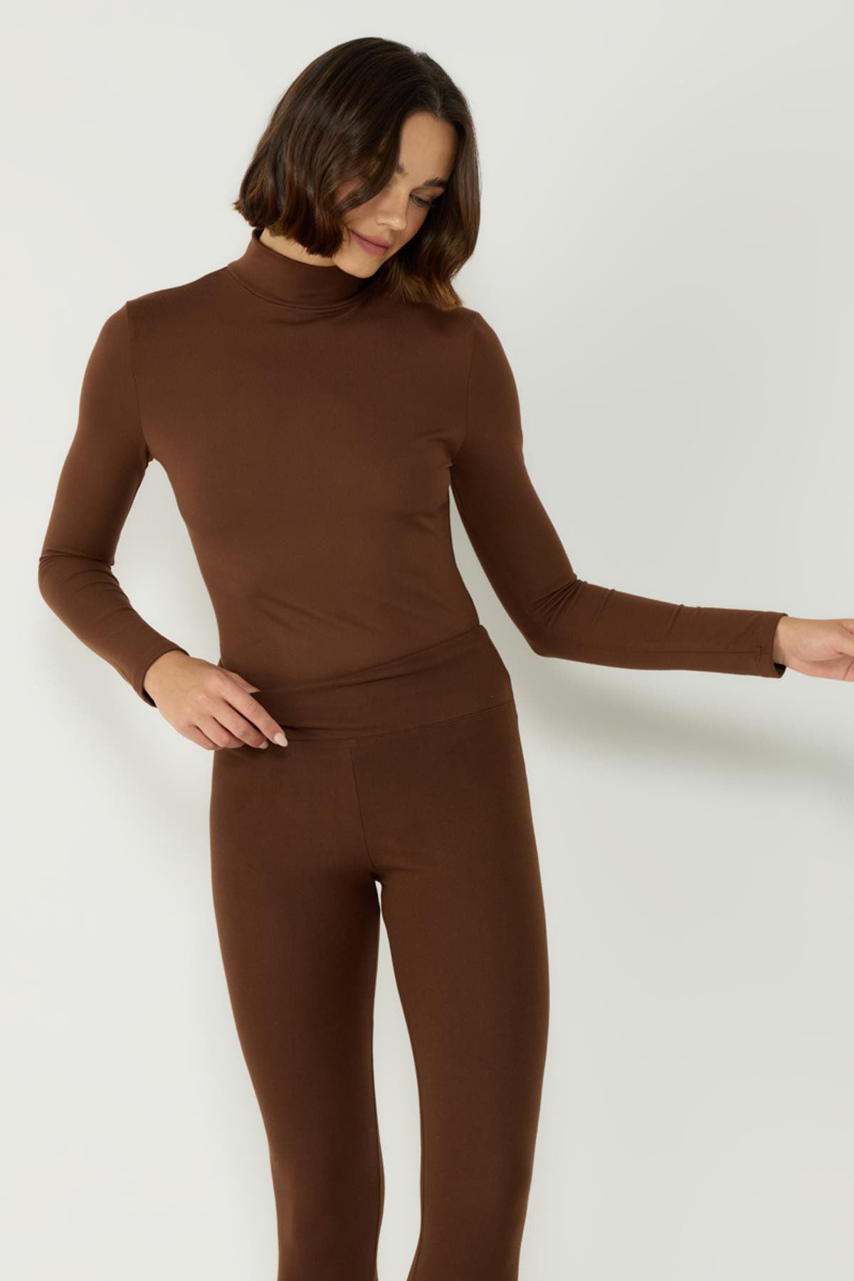 Damen Thermo-Druckknopf-Body