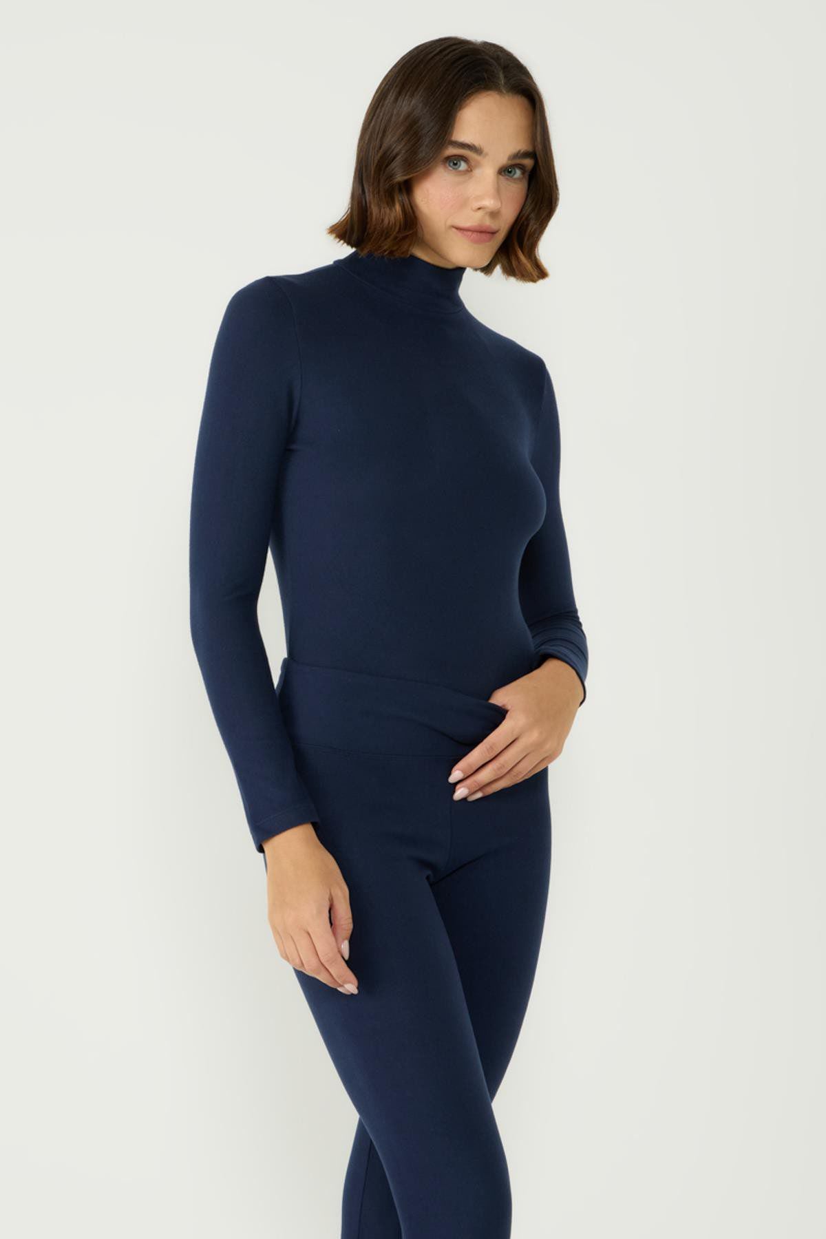 Damen Thermo-Druckknopf-Body