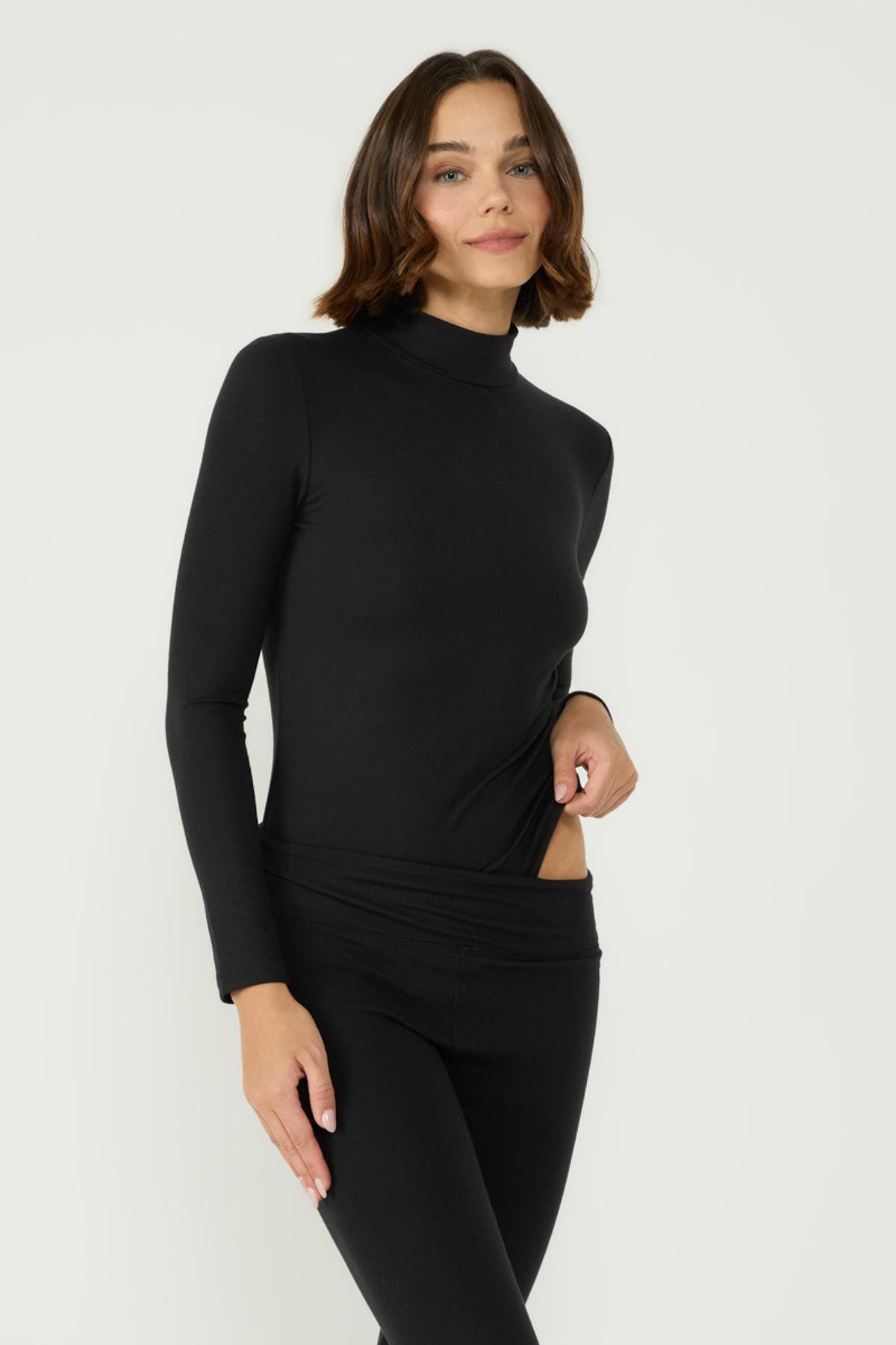 Damen Thermo-Druckknopf-Body