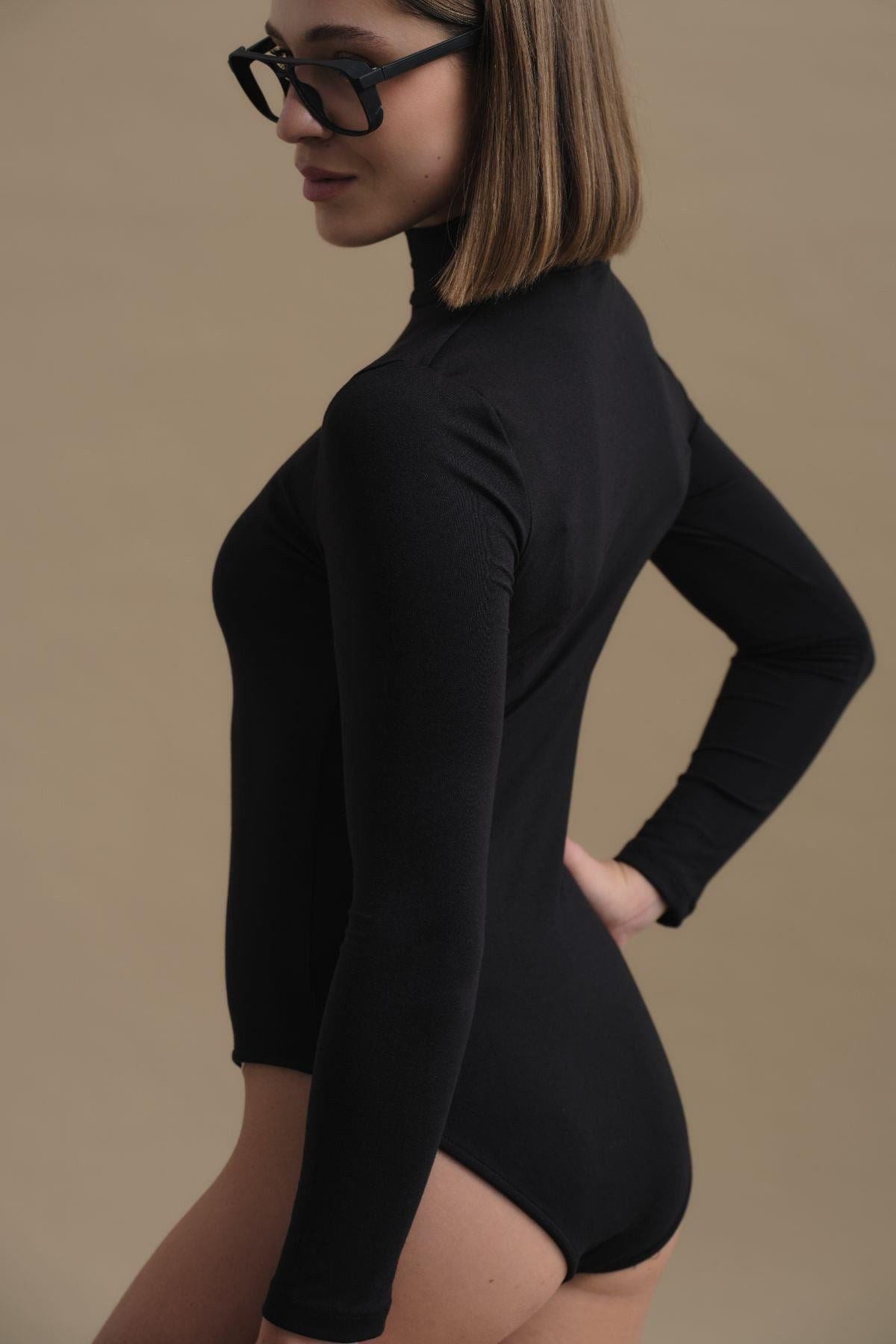 Damen Thermo-Druckknopf-Body