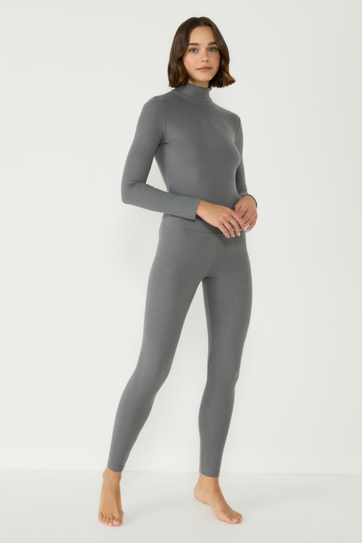 Damen Thermo-Druckknopf-Body