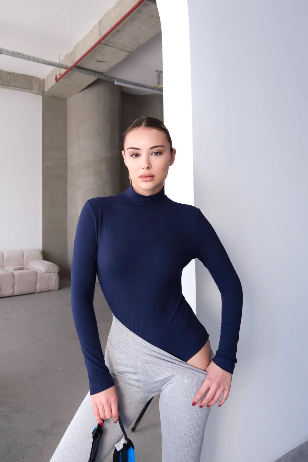 Damen Thermo-Druckknopf-Body