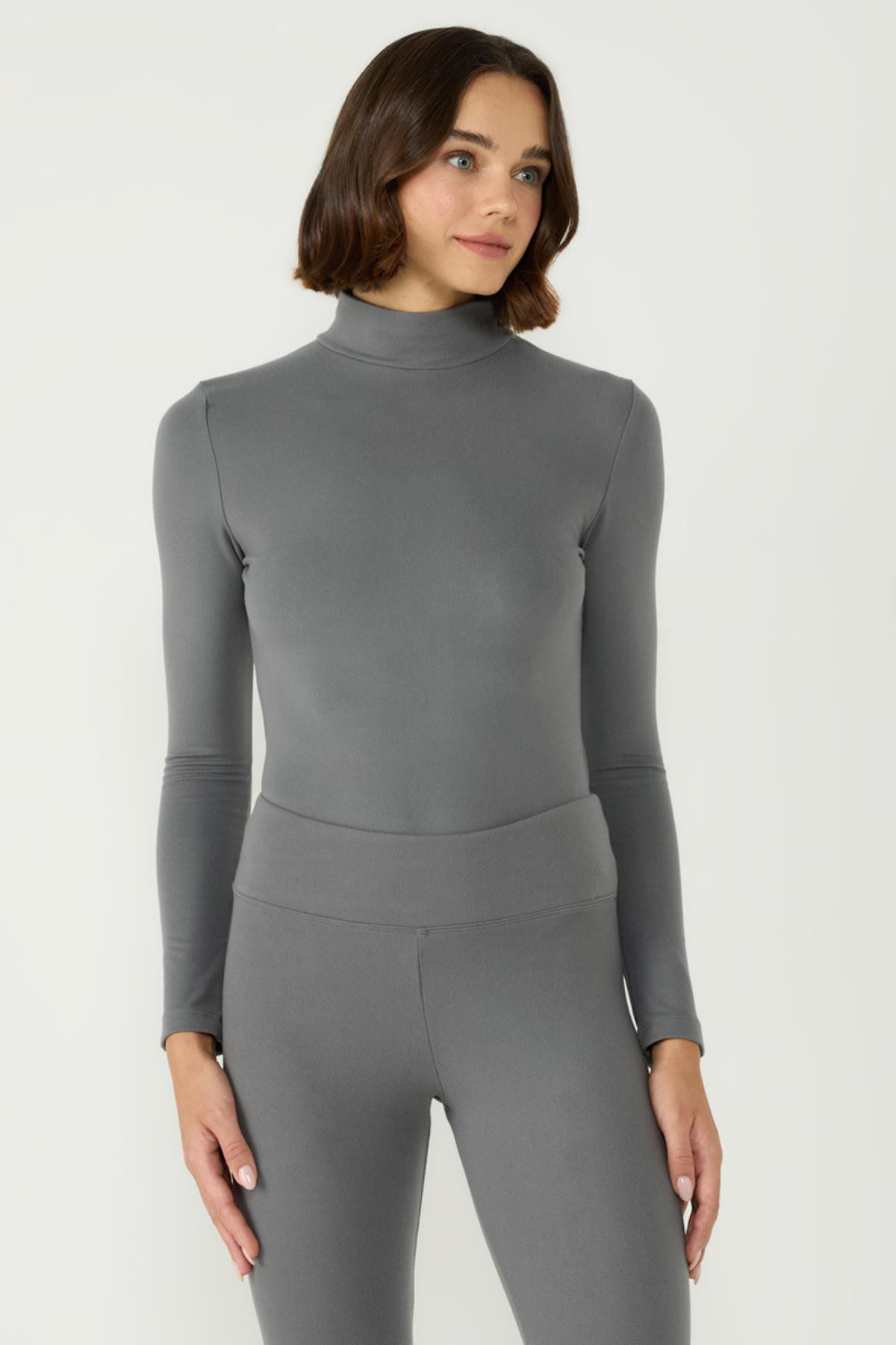 Damen Thermo-Druckknopf-Body