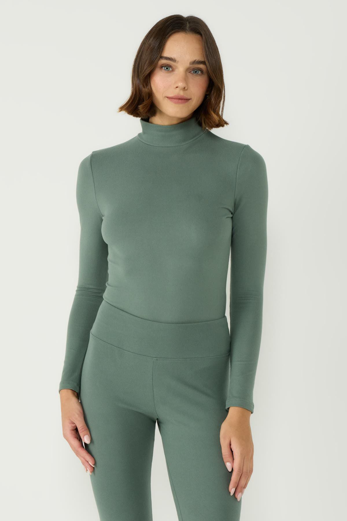 Damen Thermo-Druckknopf-Body