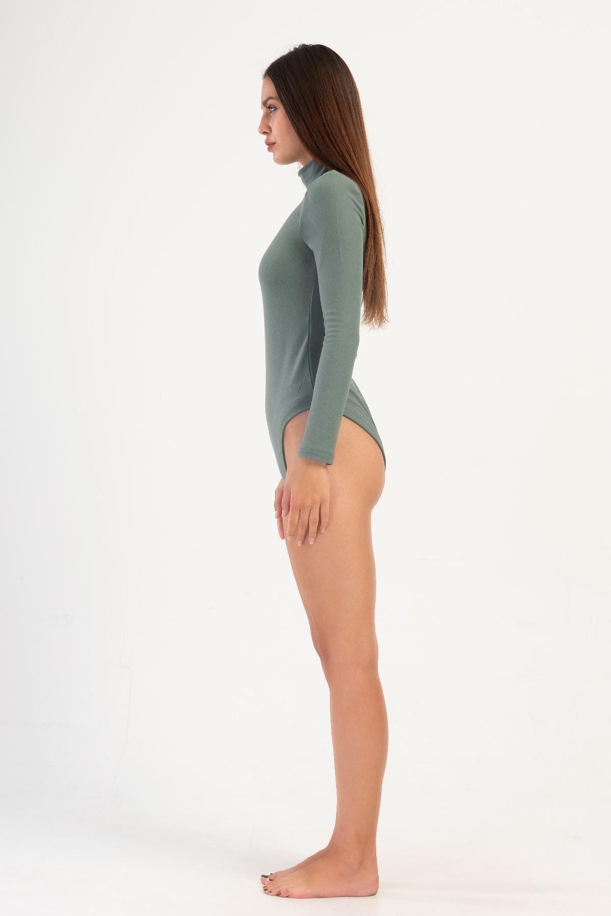 Damen Thermo-Druckknopf-Body