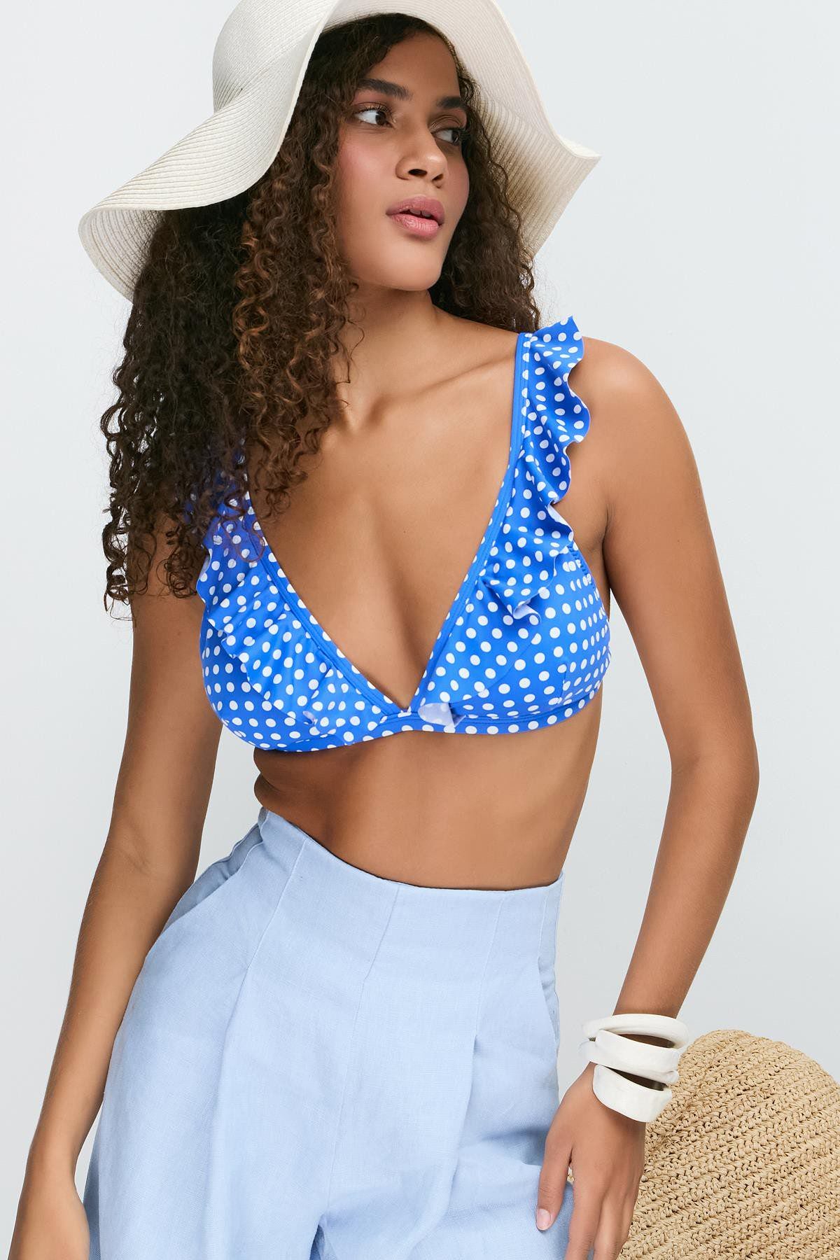ıFrilly Dreieck Bikini Set